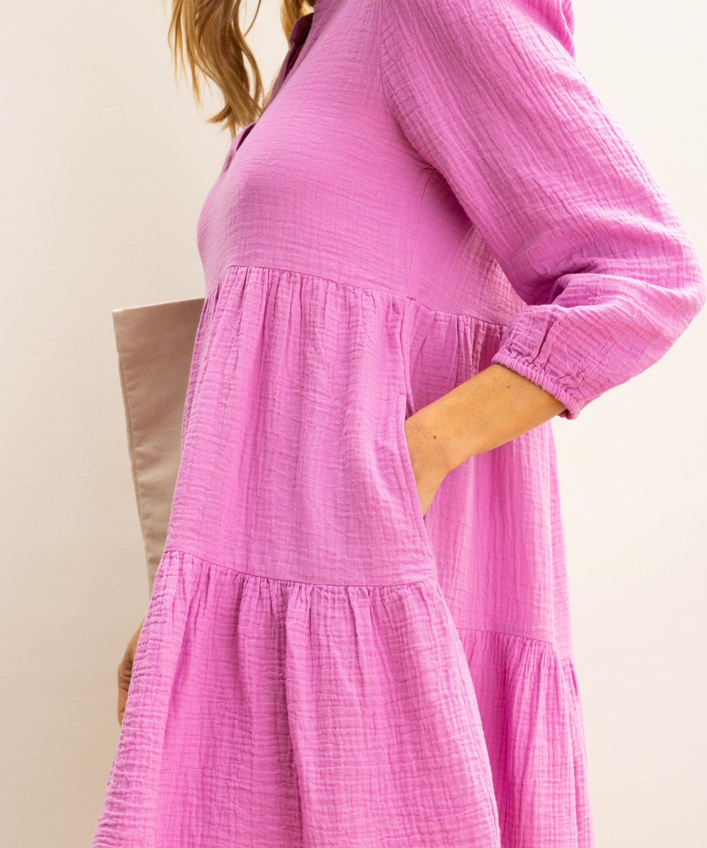 Supersoft Gauze Kiki Mini Dress