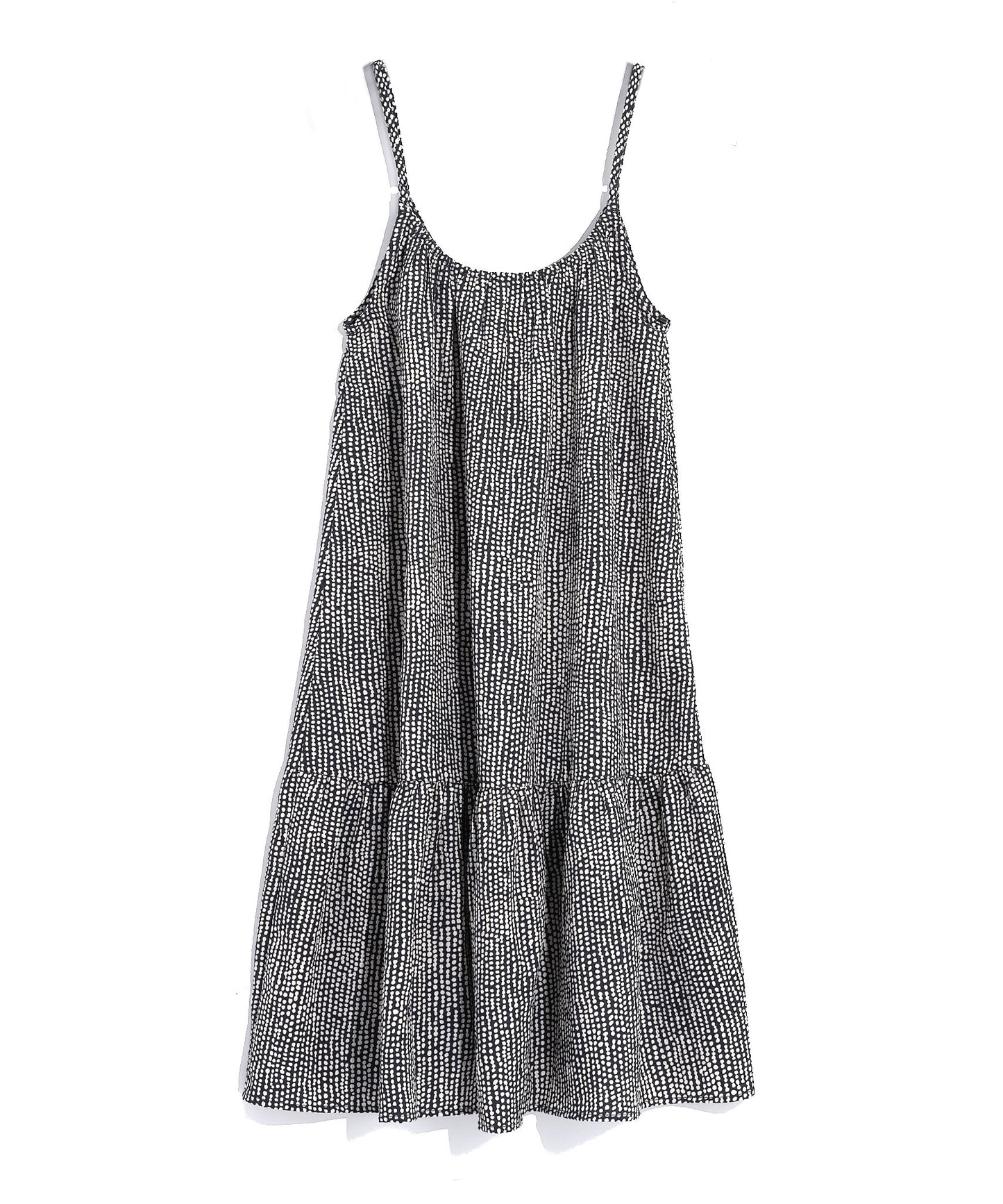 Seersucker Lilou Dress in color Navy