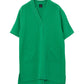 Supersoft Gauze Maren Popover Dress in color Palm Green