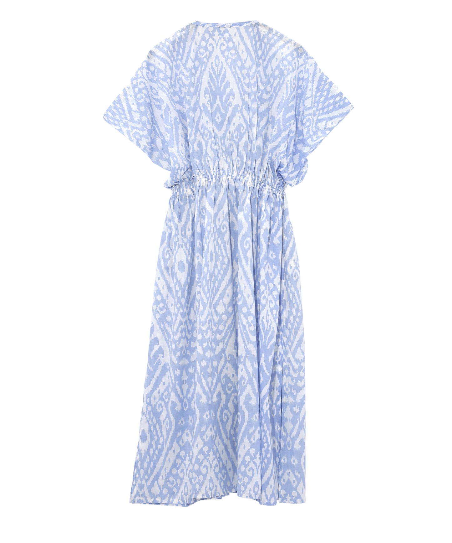 Ikat Gemma Maxi Dress in color Sky Blue