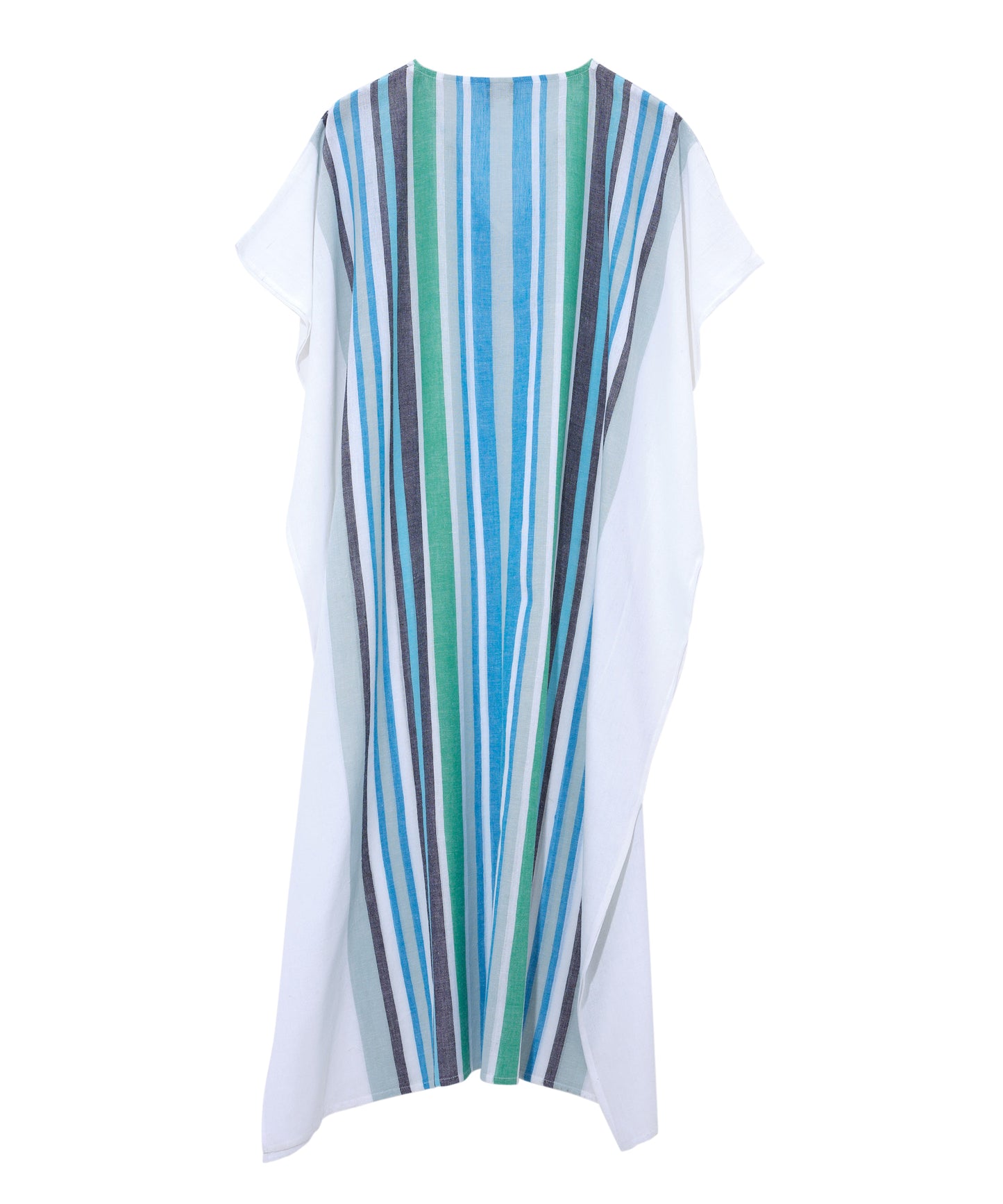 Tropic Stripe Caftan in color Sky Blue