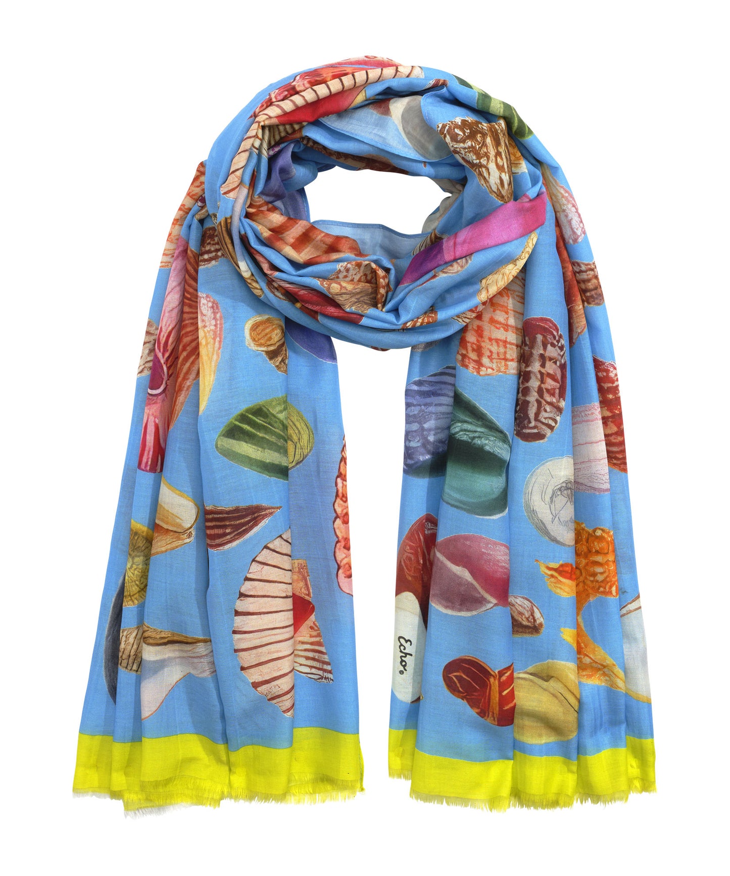 Sea Treasures Pareo Sarong Scarf in color Hawaiian Ocean