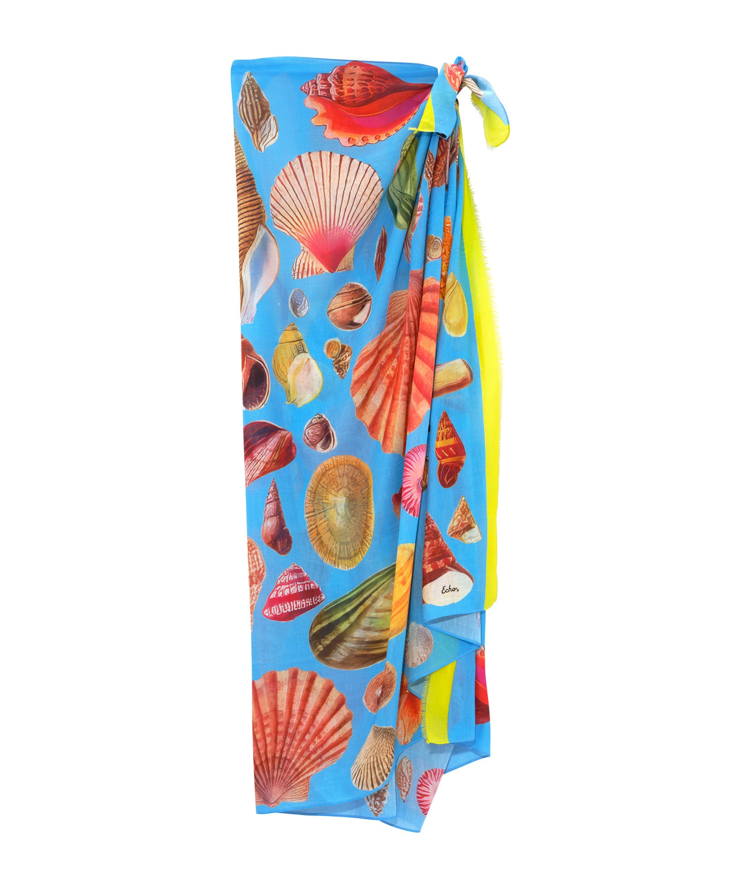 Sea Treasures Pareo Sarong Scarf in color Hawaiian Ocean