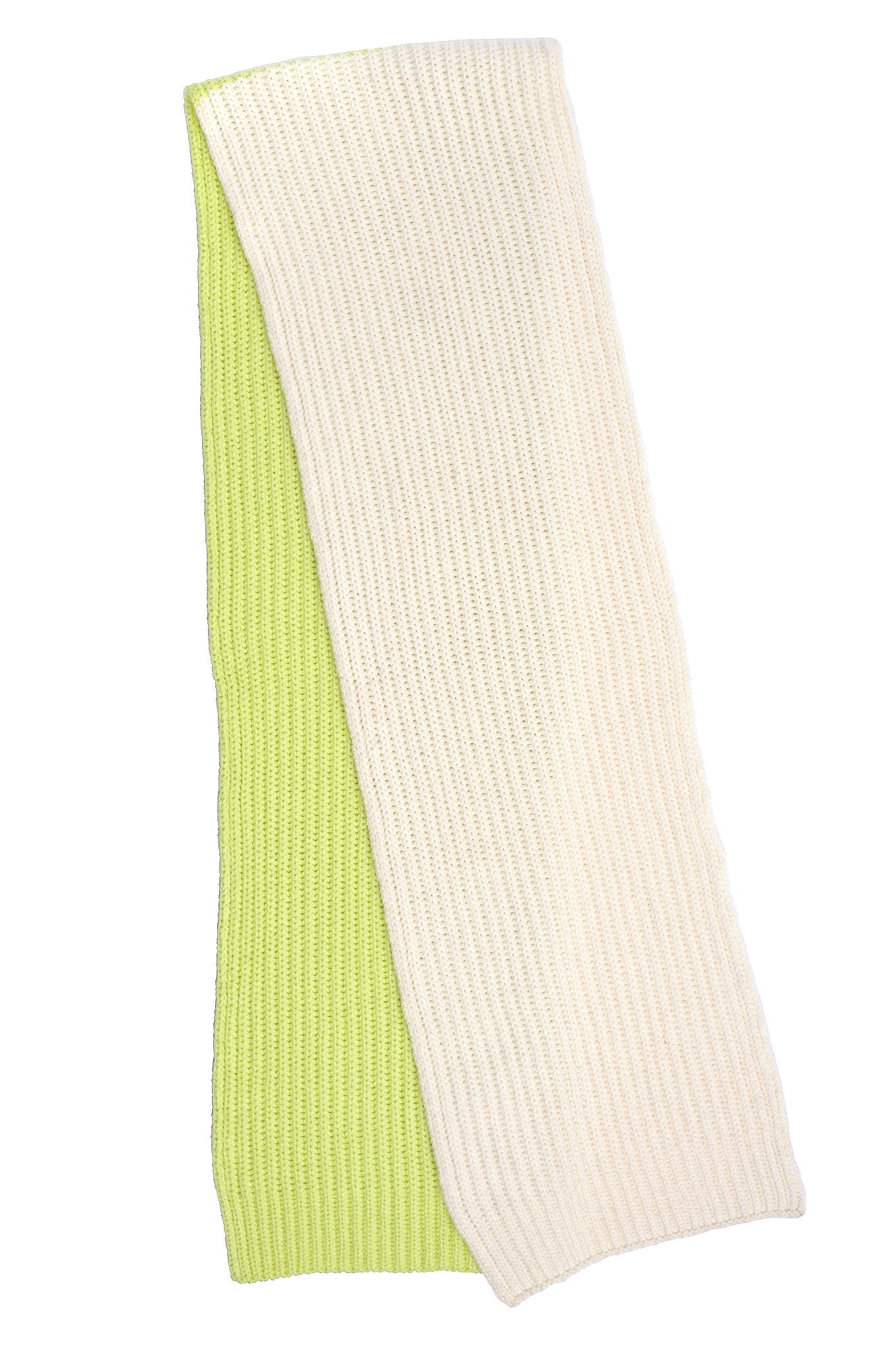 Recycled Colorblock Rib Scarf