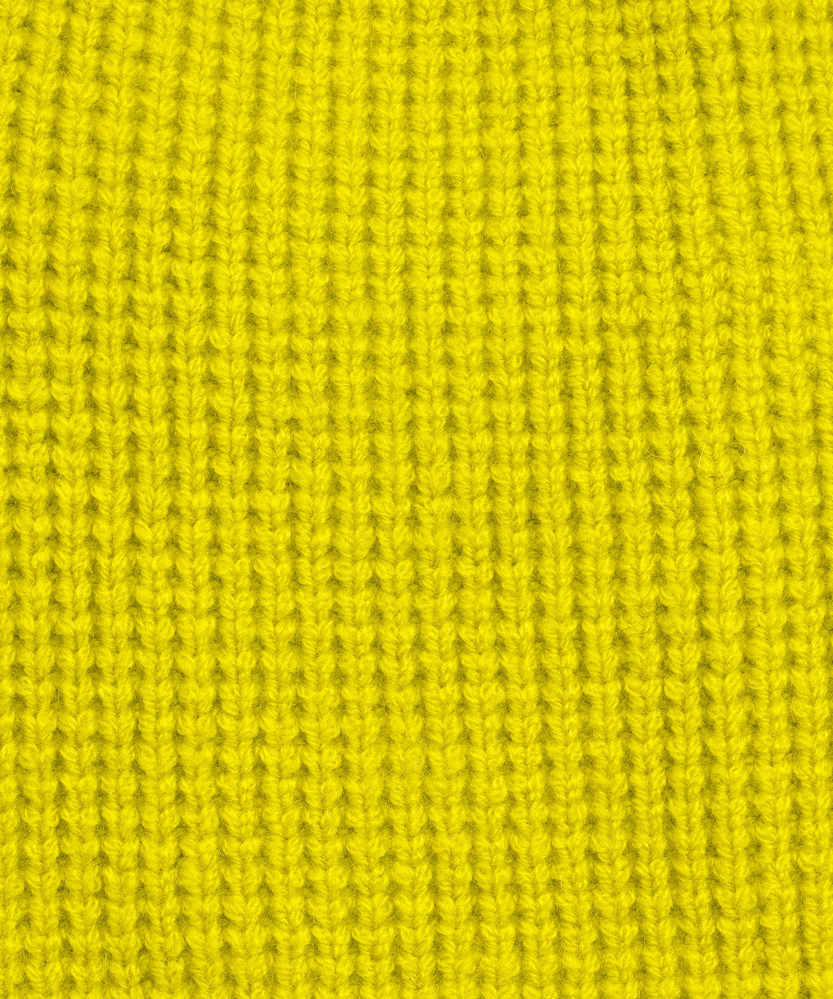 Wool/Cashmere  Waffle Beanie in color Citrine