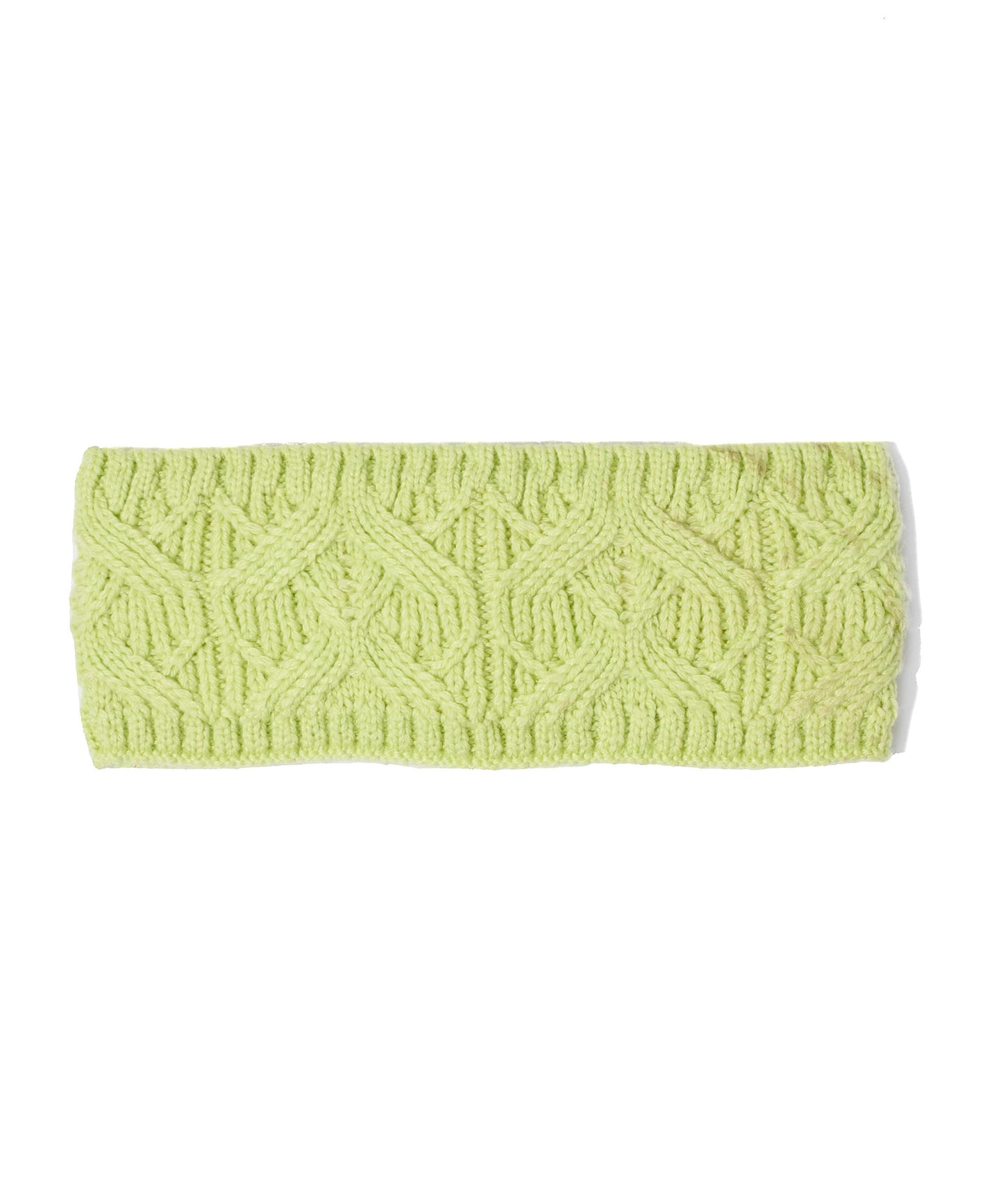 Loopy Cable Headband in color Electric Lime