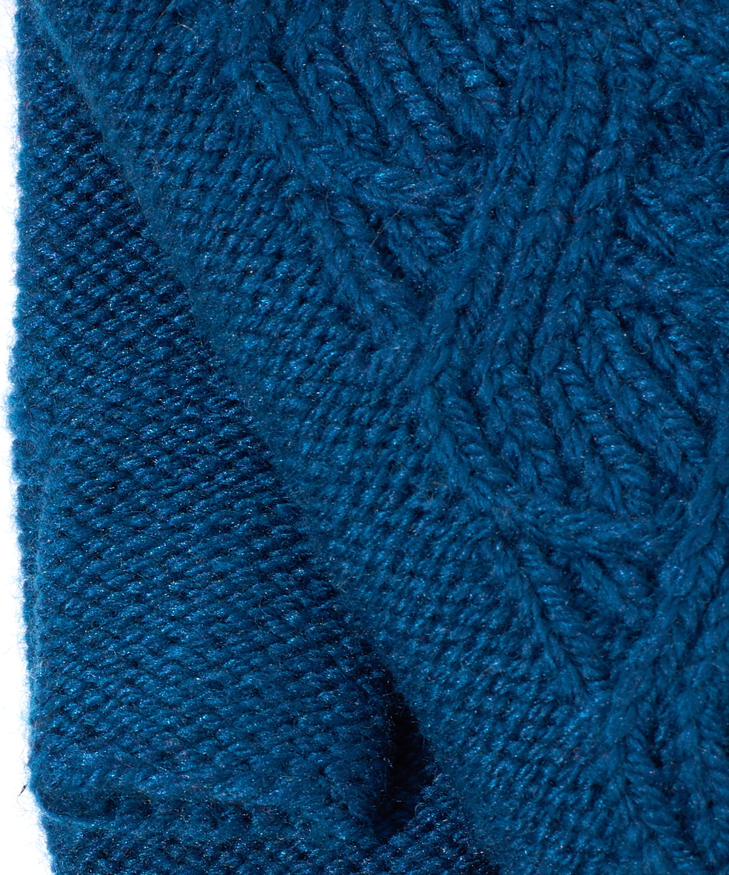 Loopy Cable Handwarmer in color Poseidon