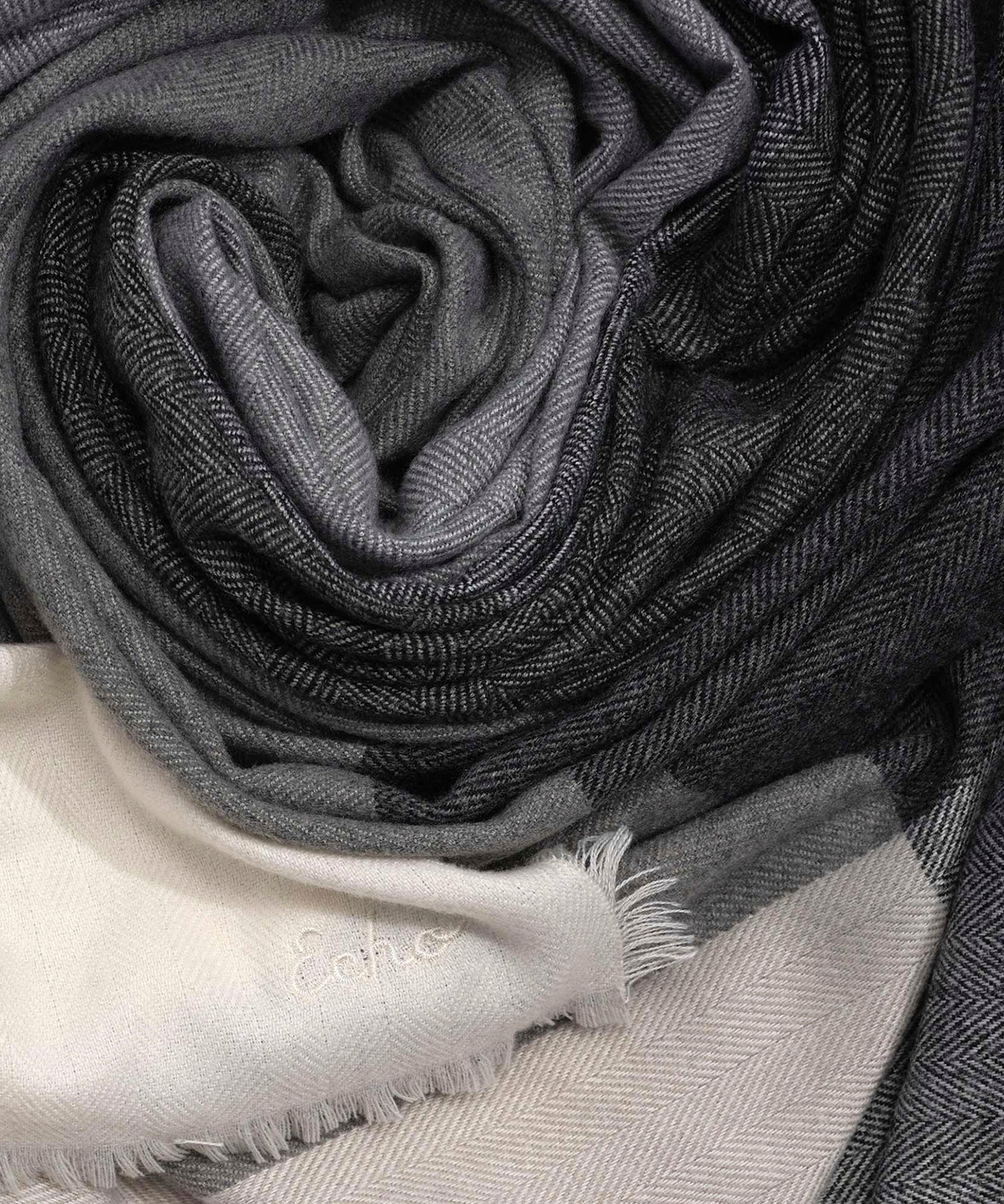 Astral Square Scarf in color Black