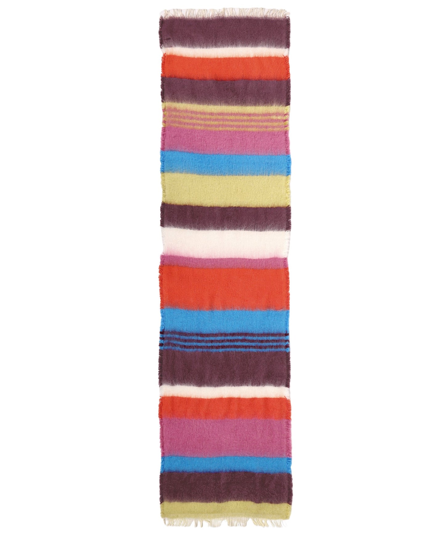 Parlour Stripe Scarf in color Rose Violet