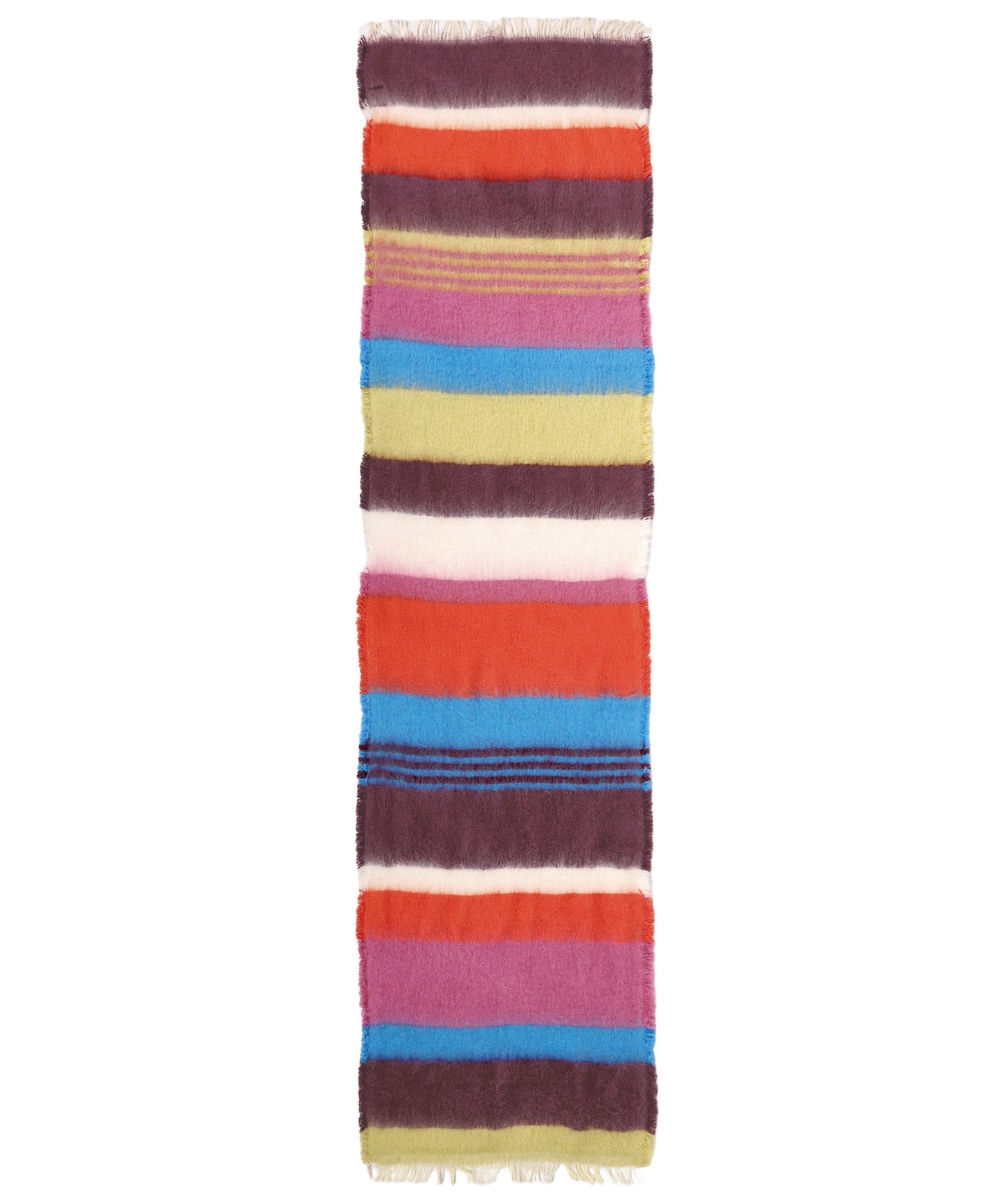 Parlour Stripe Scarf in color Rose Violet