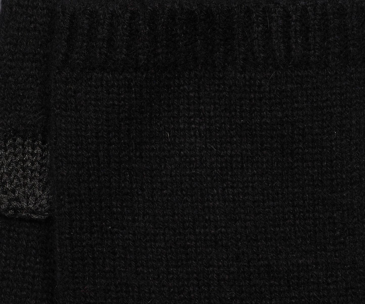 Cashmere Long Glove in color Black