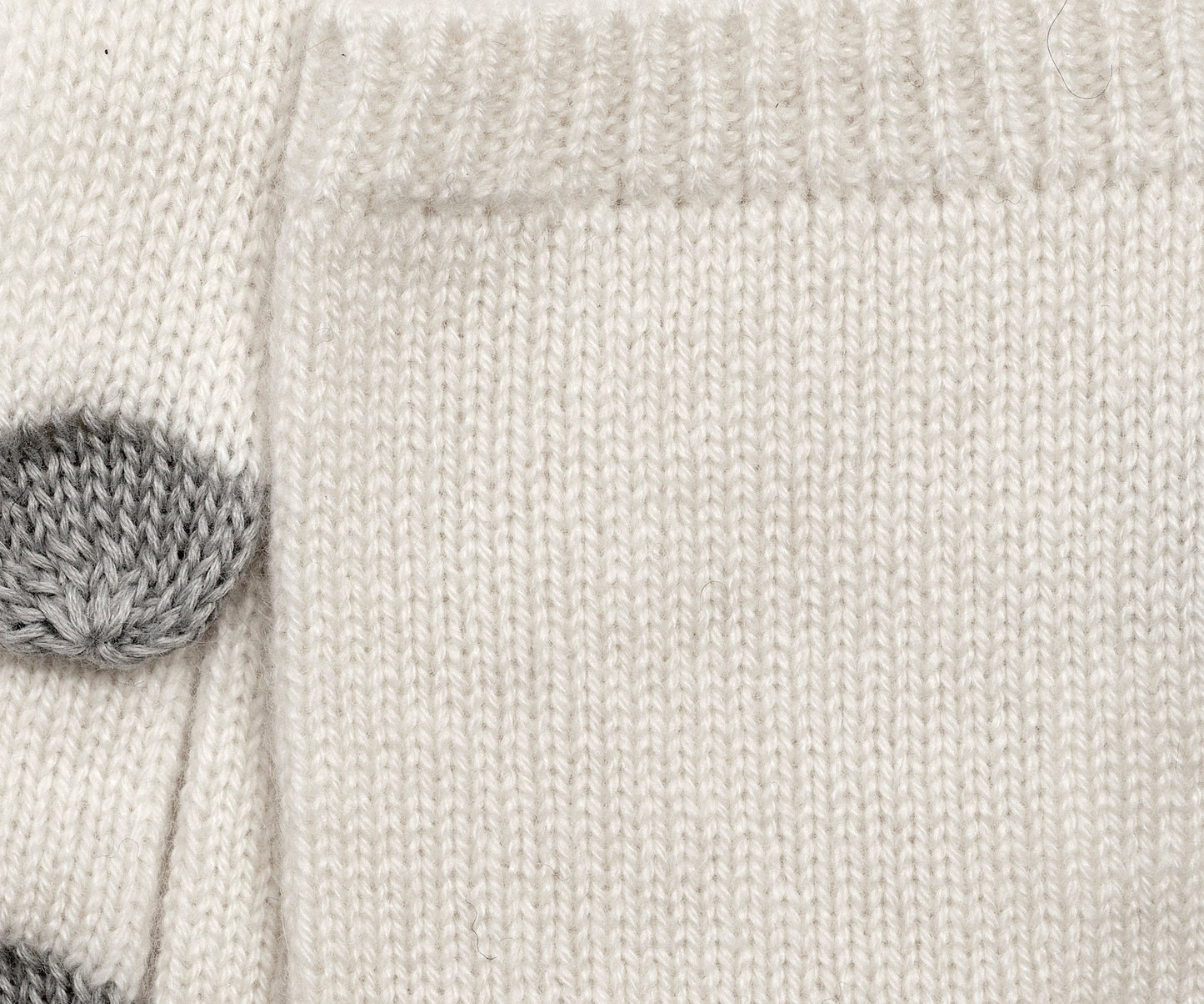 Cashmere Long Glove in color Cream