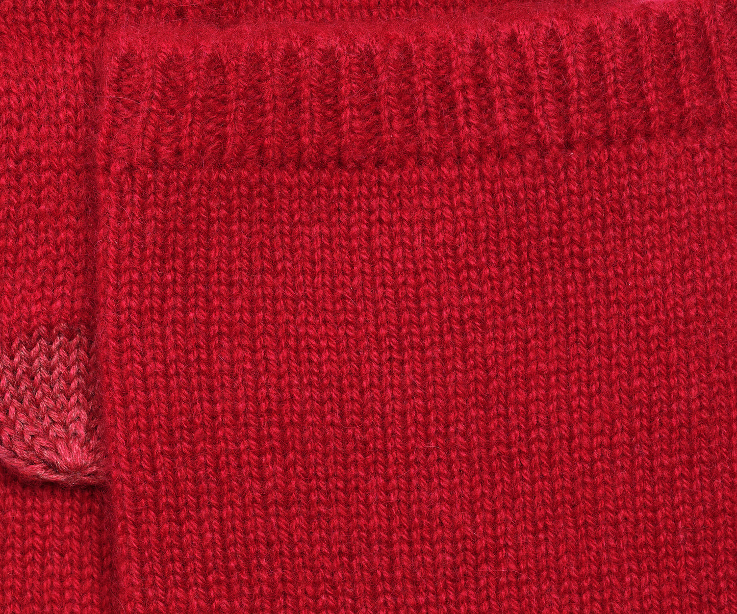 Cashmere Long Glove in color Red