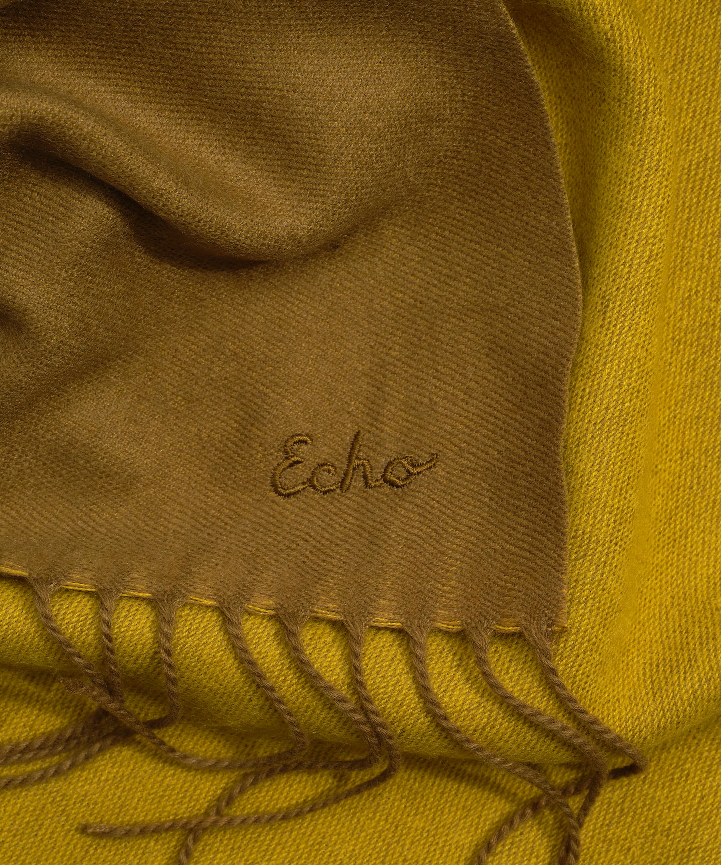 Double Face Scarf in color olive