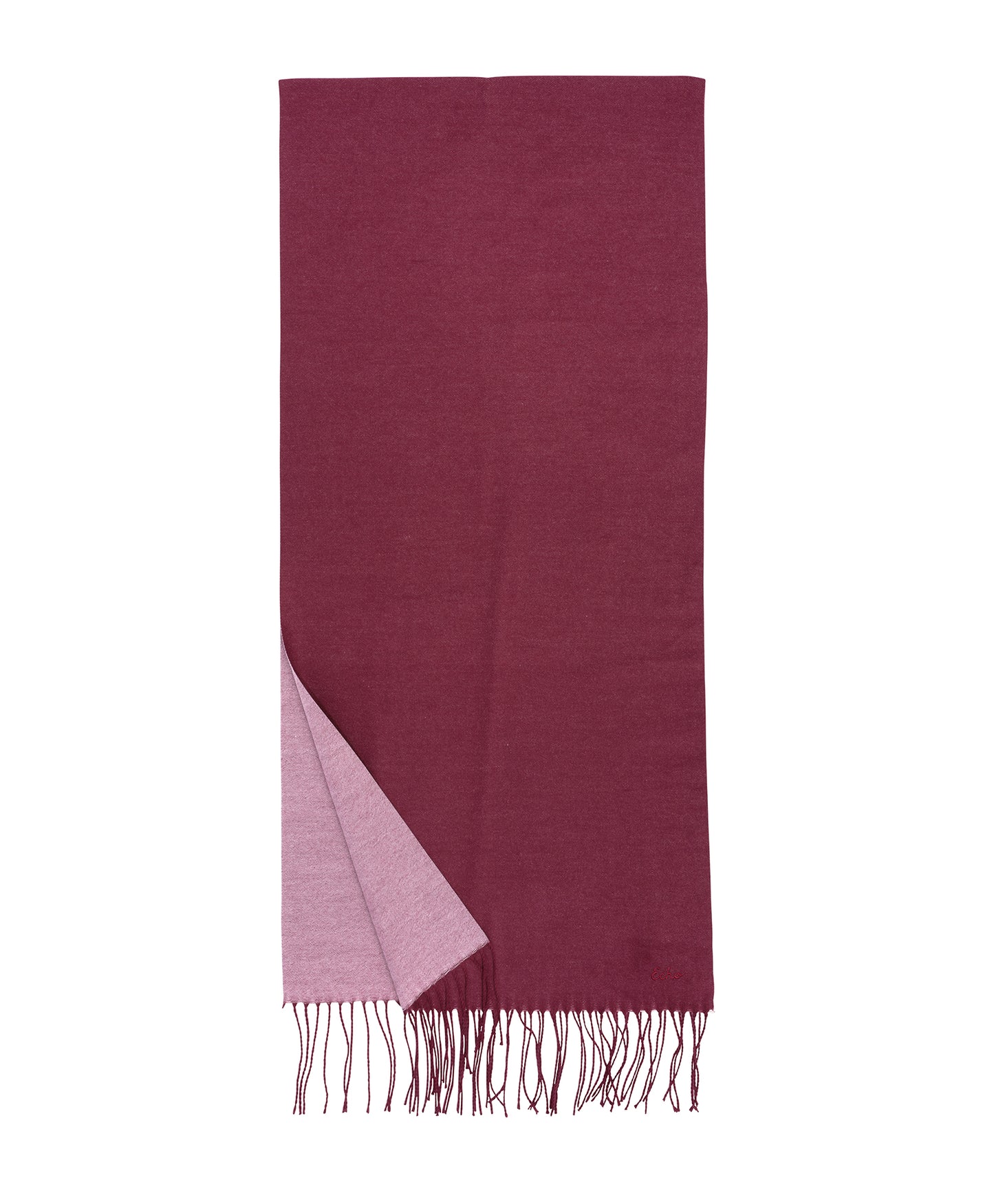 Double Face Scarf in color fig