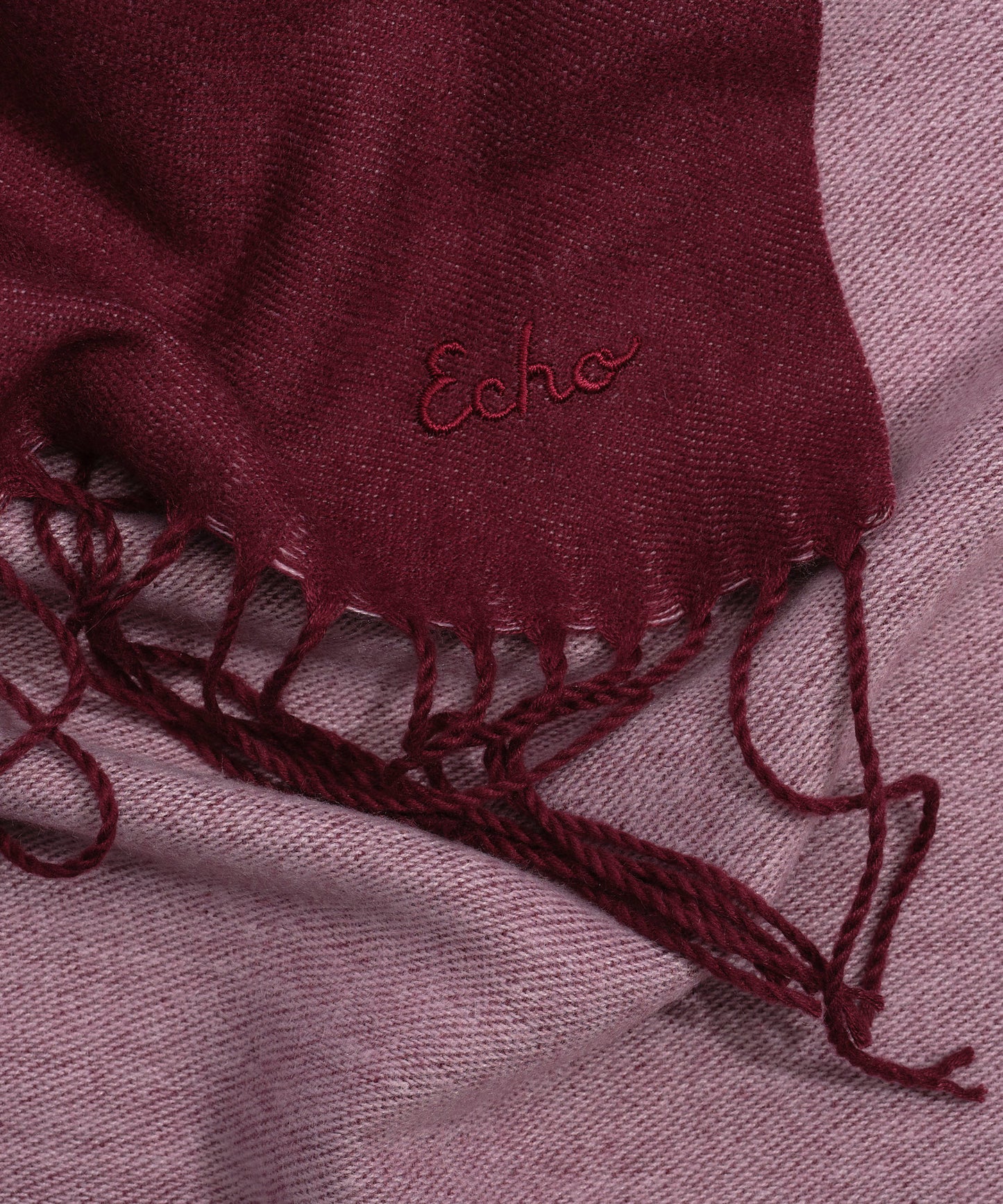Double Face Scarf in color fig