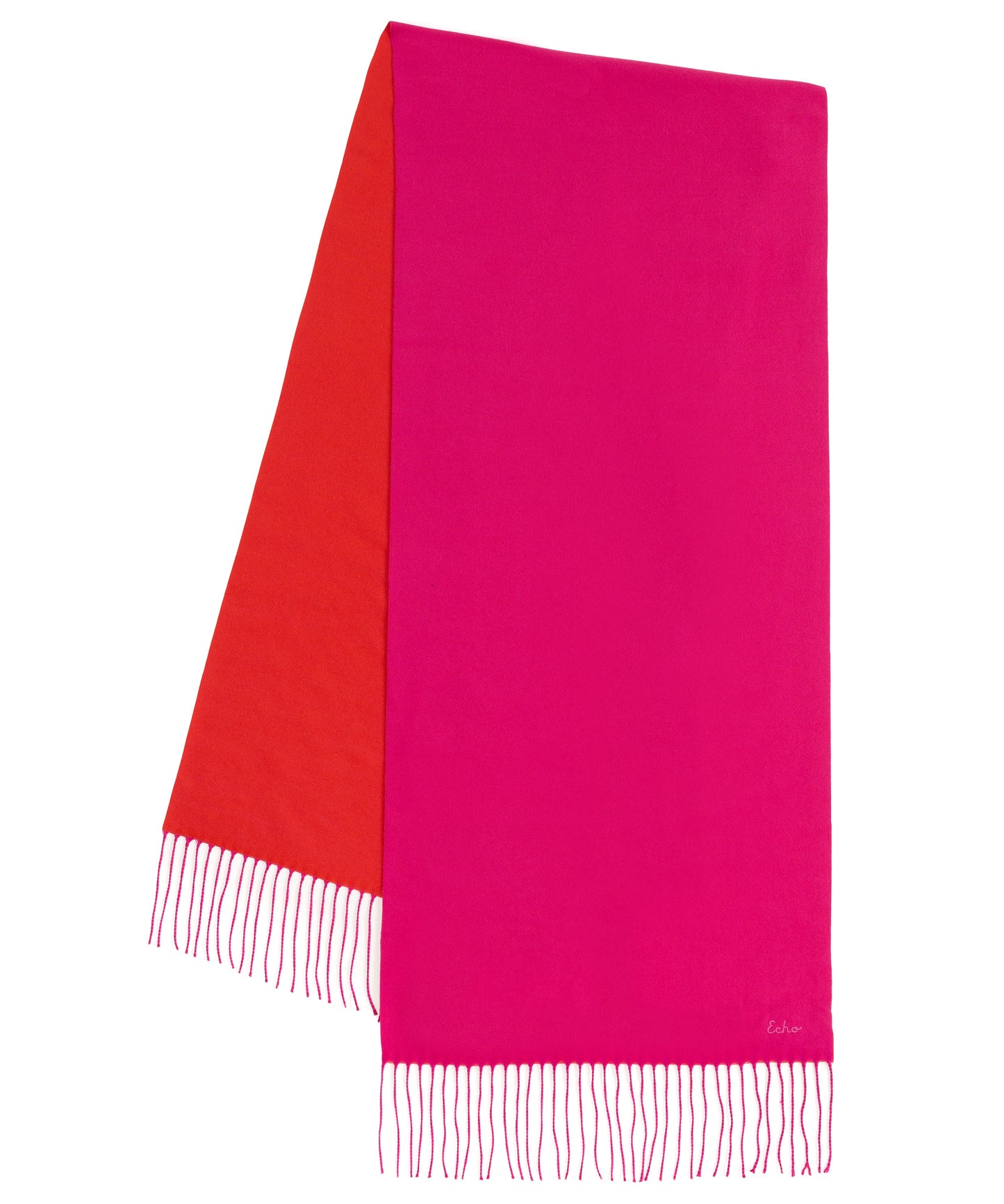Double Face Scarf in color rose violet