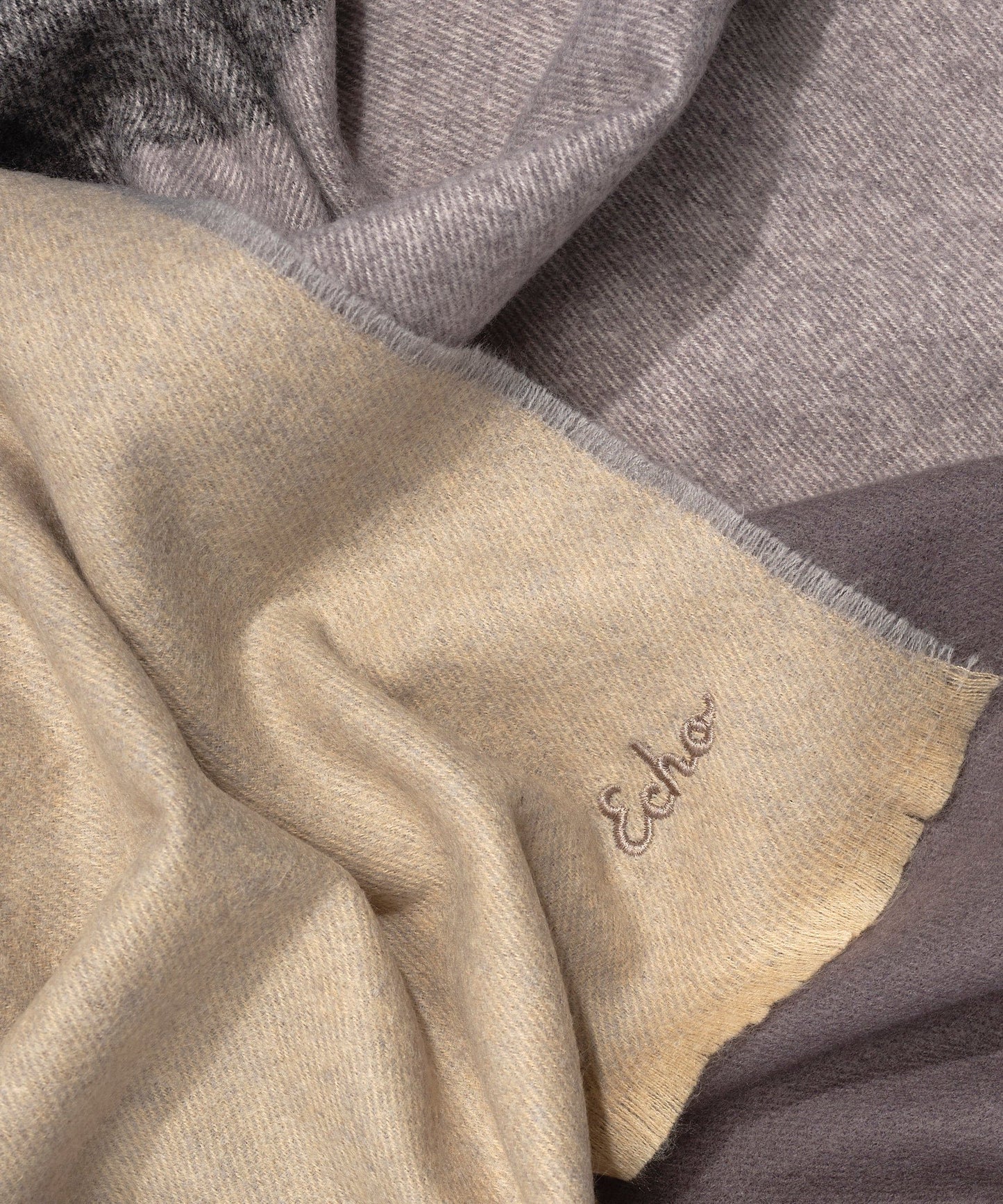 Colorblock Blanket Wrap in color Black