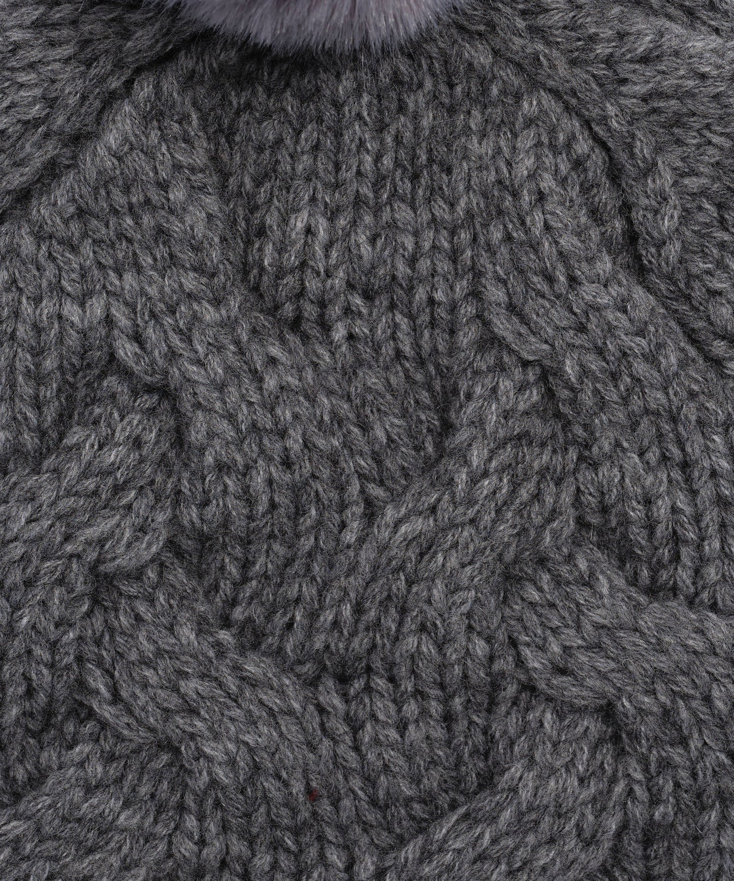 Park Cable Beanie in color dark grey