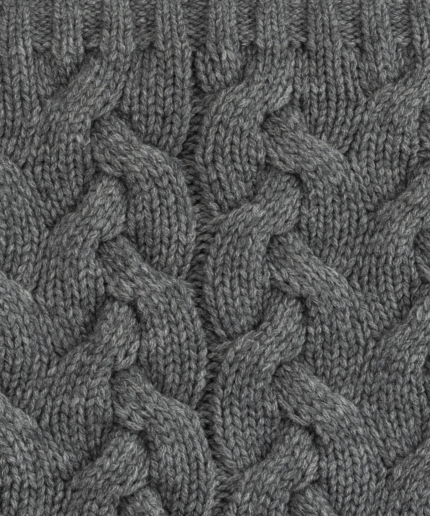 Park Cable Snood in color dark grey