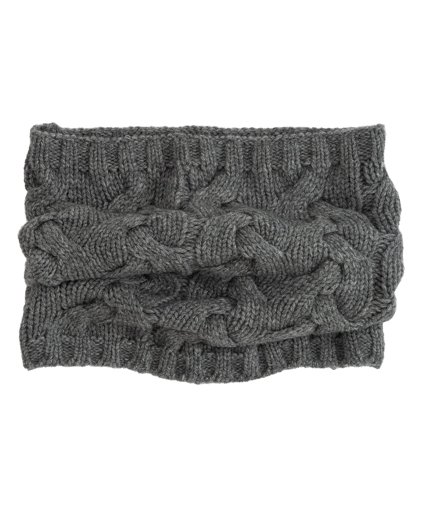Park Cable Snood in color dark grey