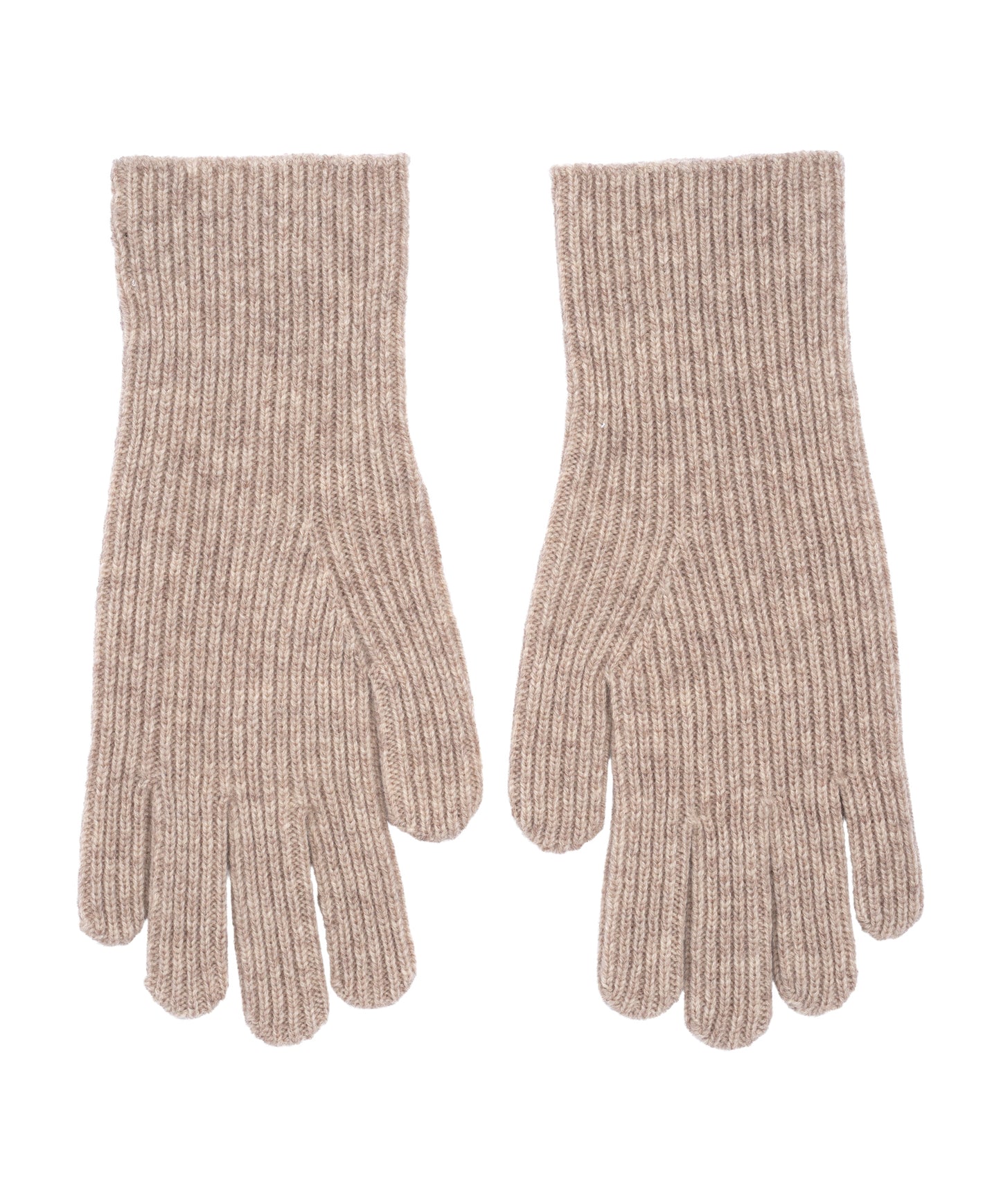 Ribbed Glove in color pebble