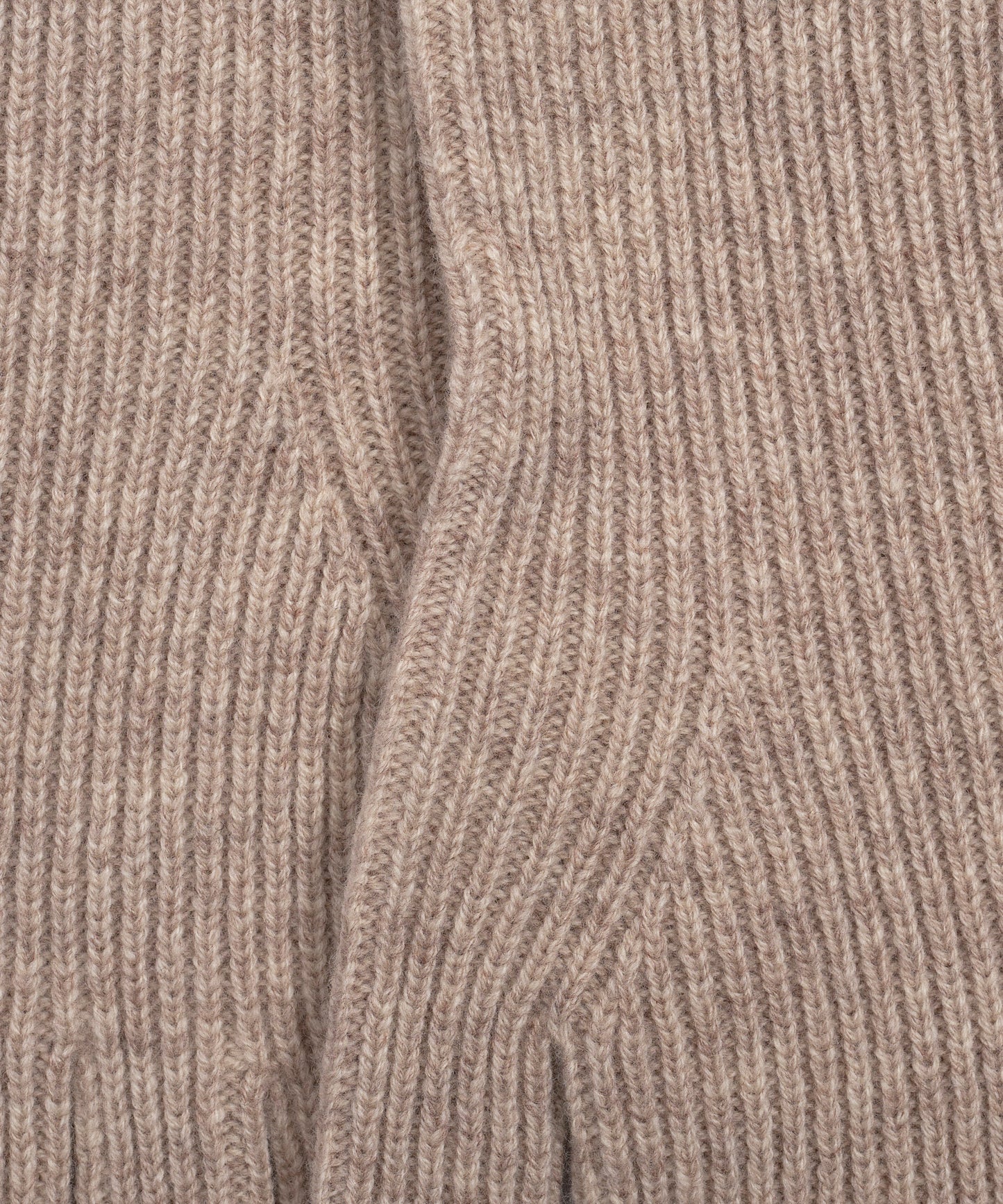 Ribbed Glove in color pebble
