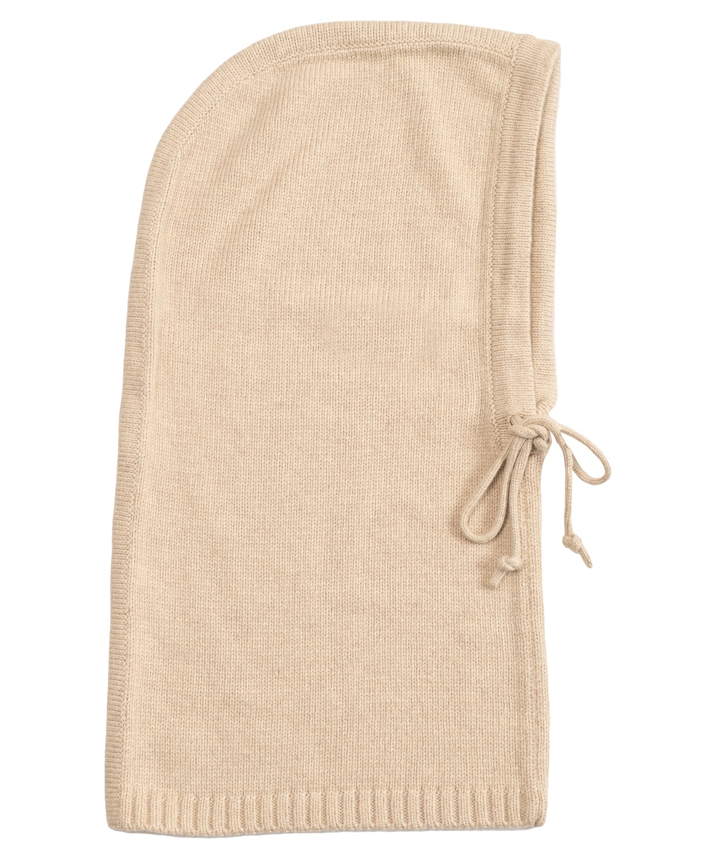 Drapey Balaclava in color cream