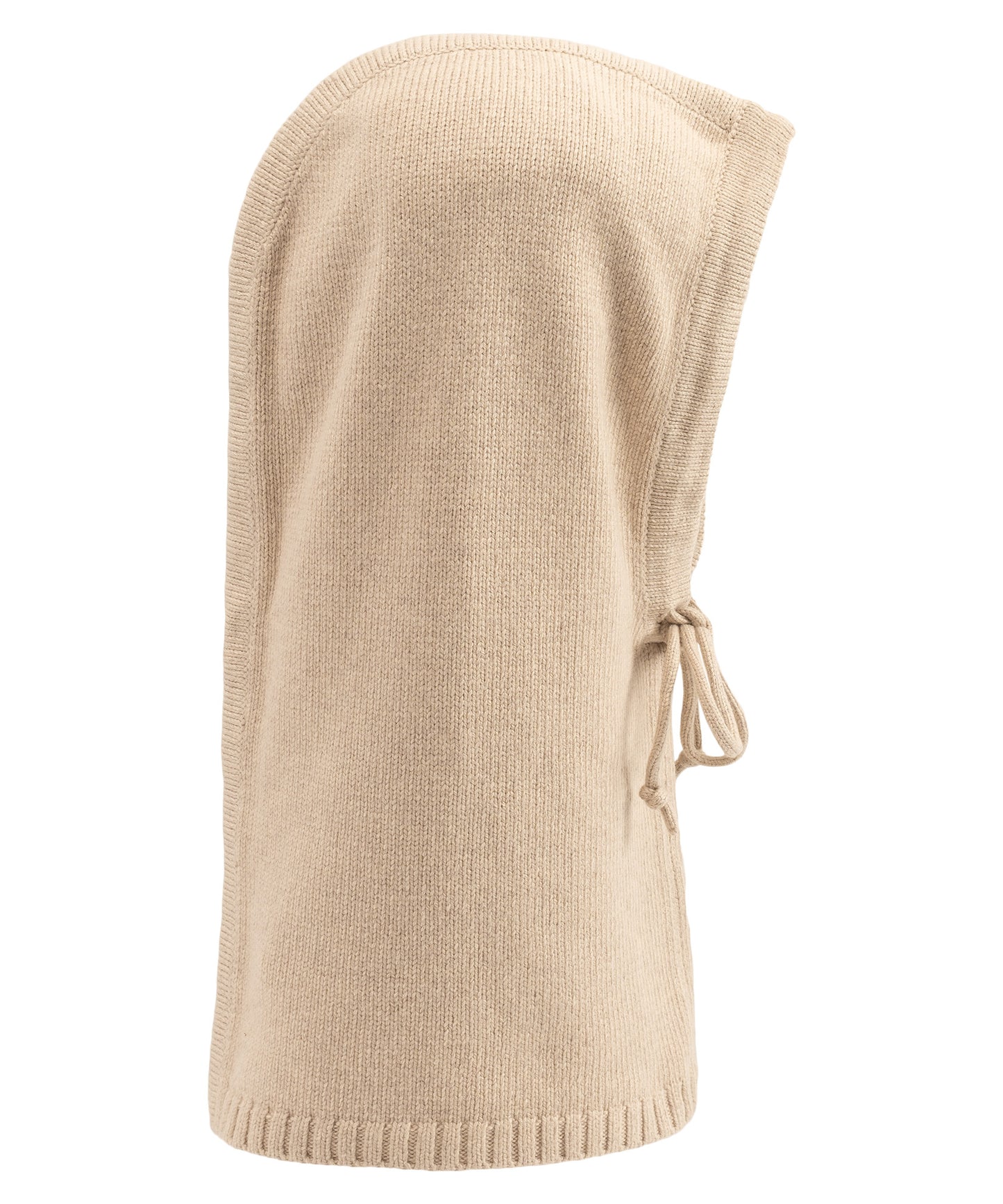 Drapey Balaclava in color cream