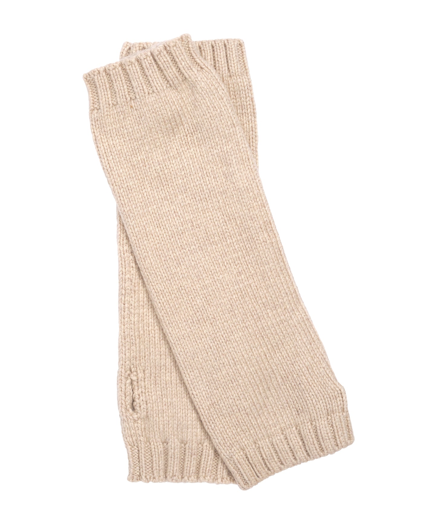 Drapey Armwarmers in color cream