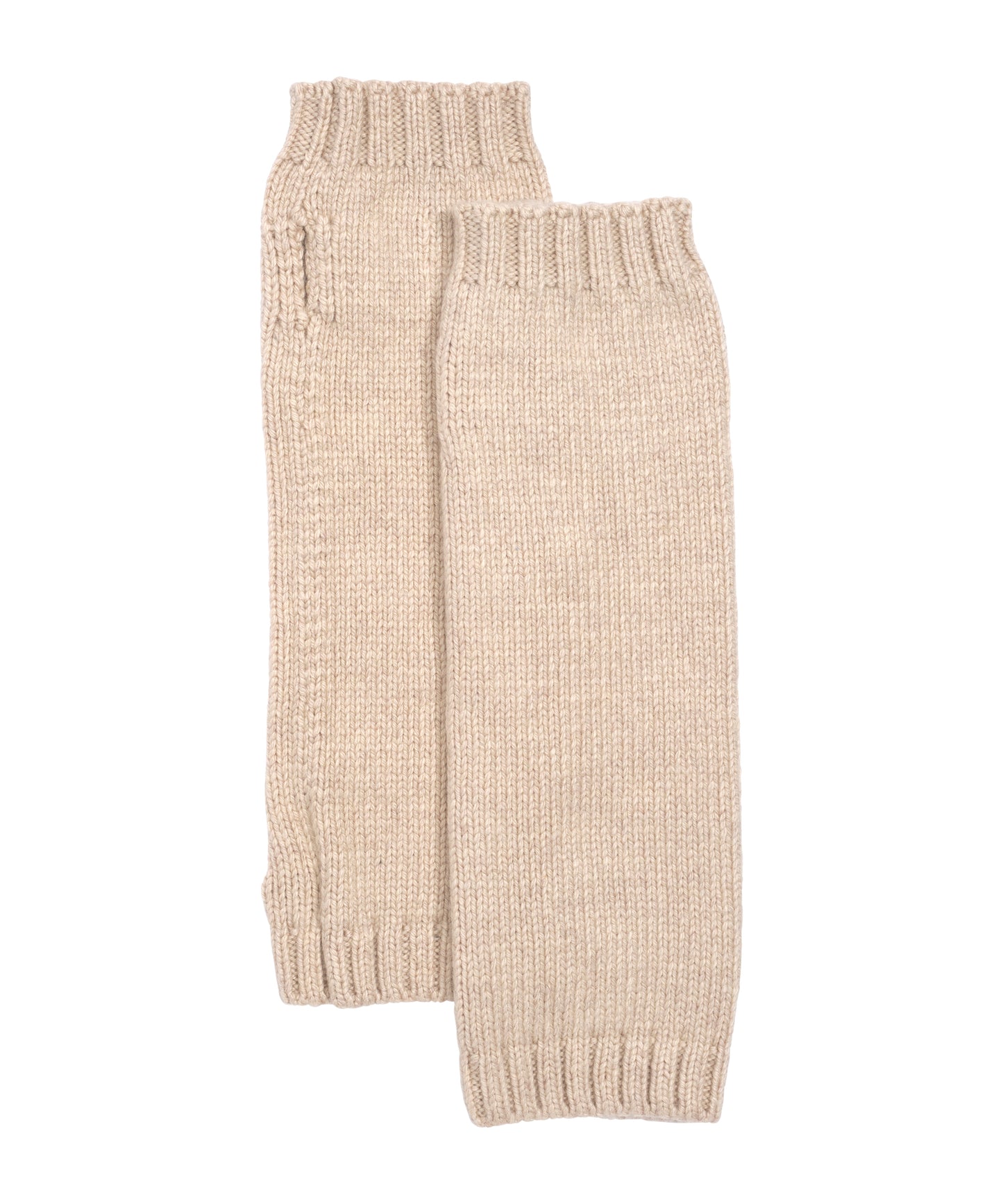 Drapey Armwarmers in color cream