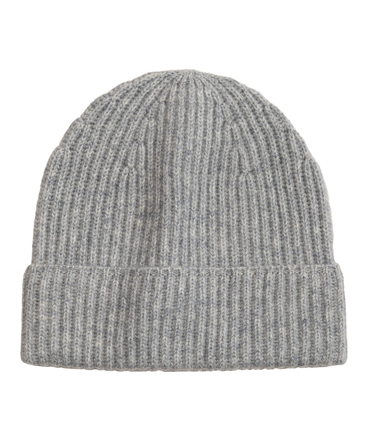 Basic Cardigan Stitch Beanie in color silver