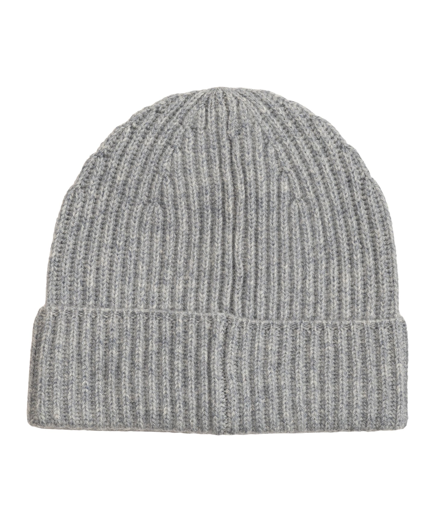Basic Cardigan Stitch Beanie in color silver