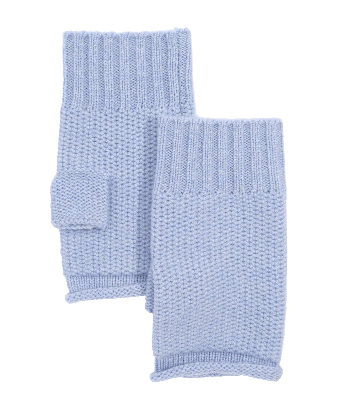 The Crosby Handwarmer in color placid blue