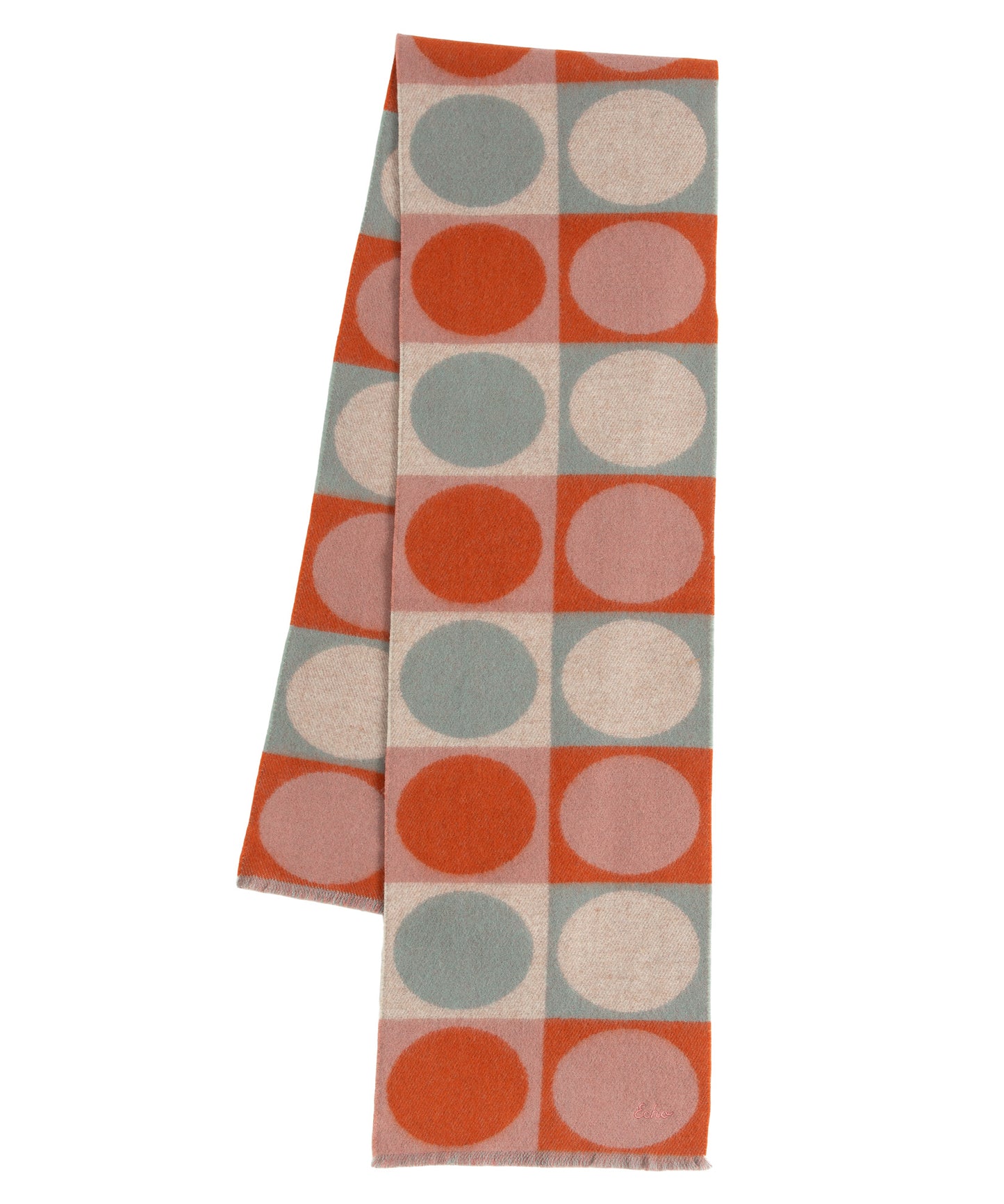 Dotty Scarf in color sage green