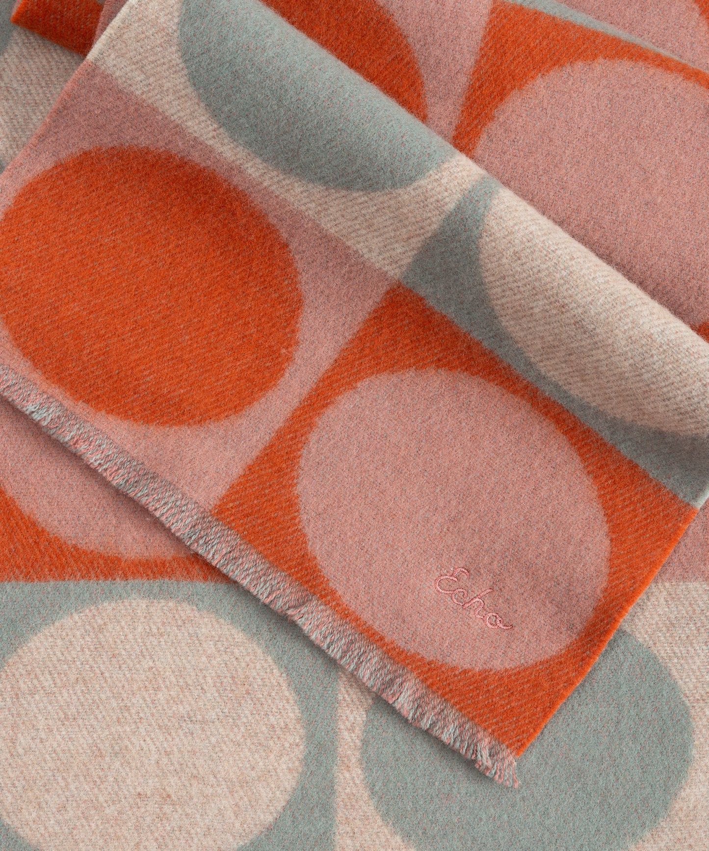Dotty Scarf in color sage green