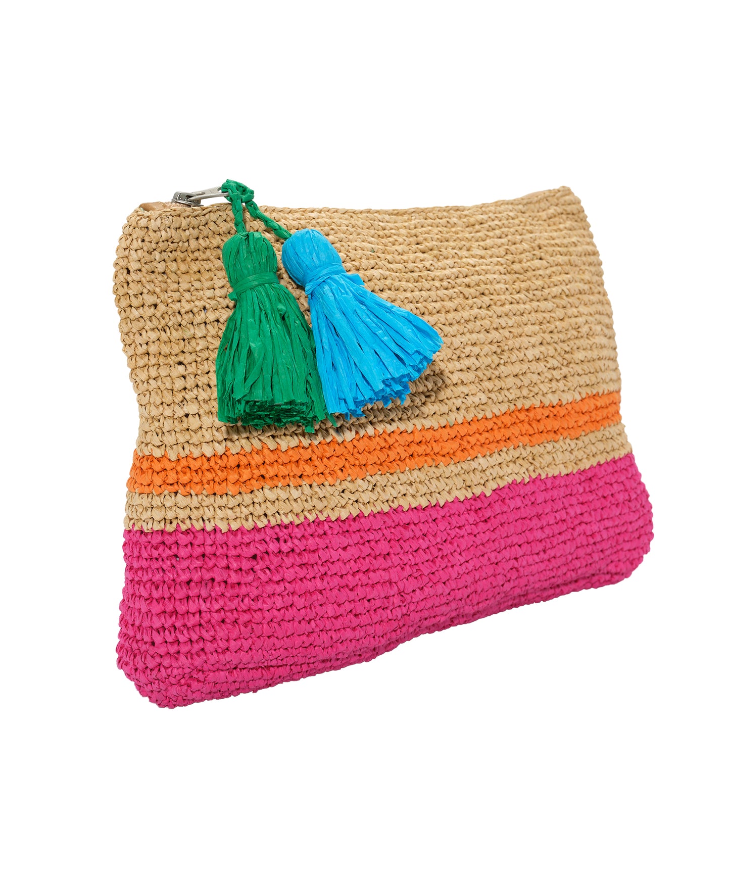 Tropic Stripe Clutch in color Multi