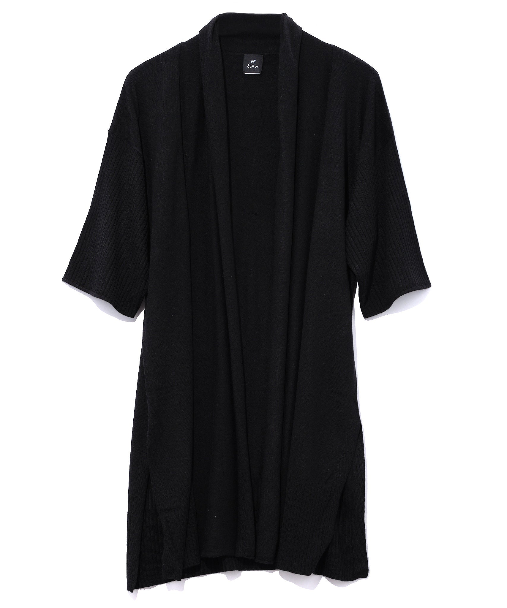 Echo Essentials Open Cardigan in color Black