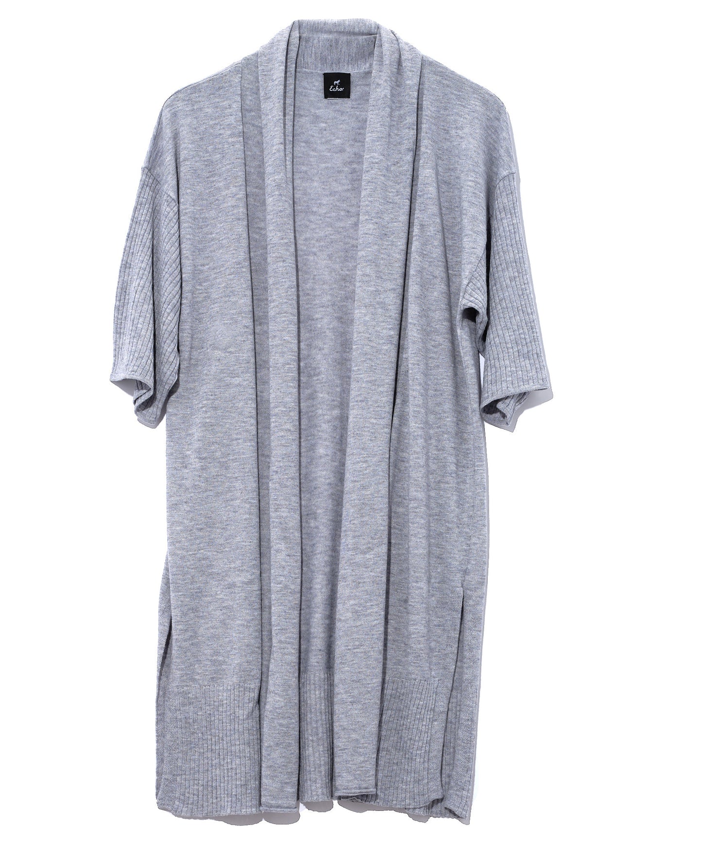 Echo Essentials Open Cardigan in color Grey Heather