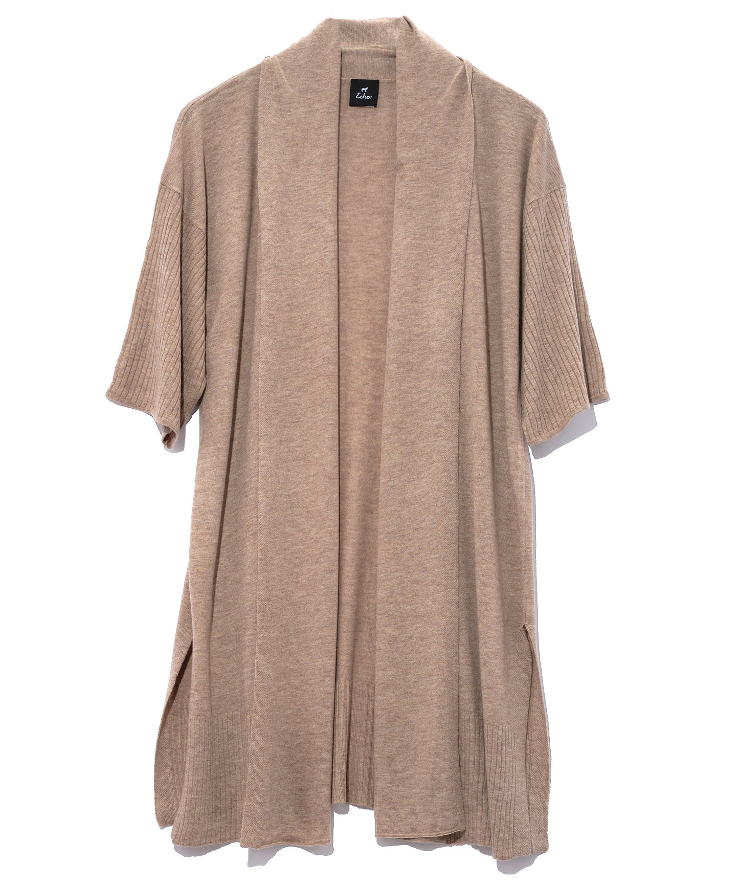 Echo Essentials Open Cardigan in color Farro Heather