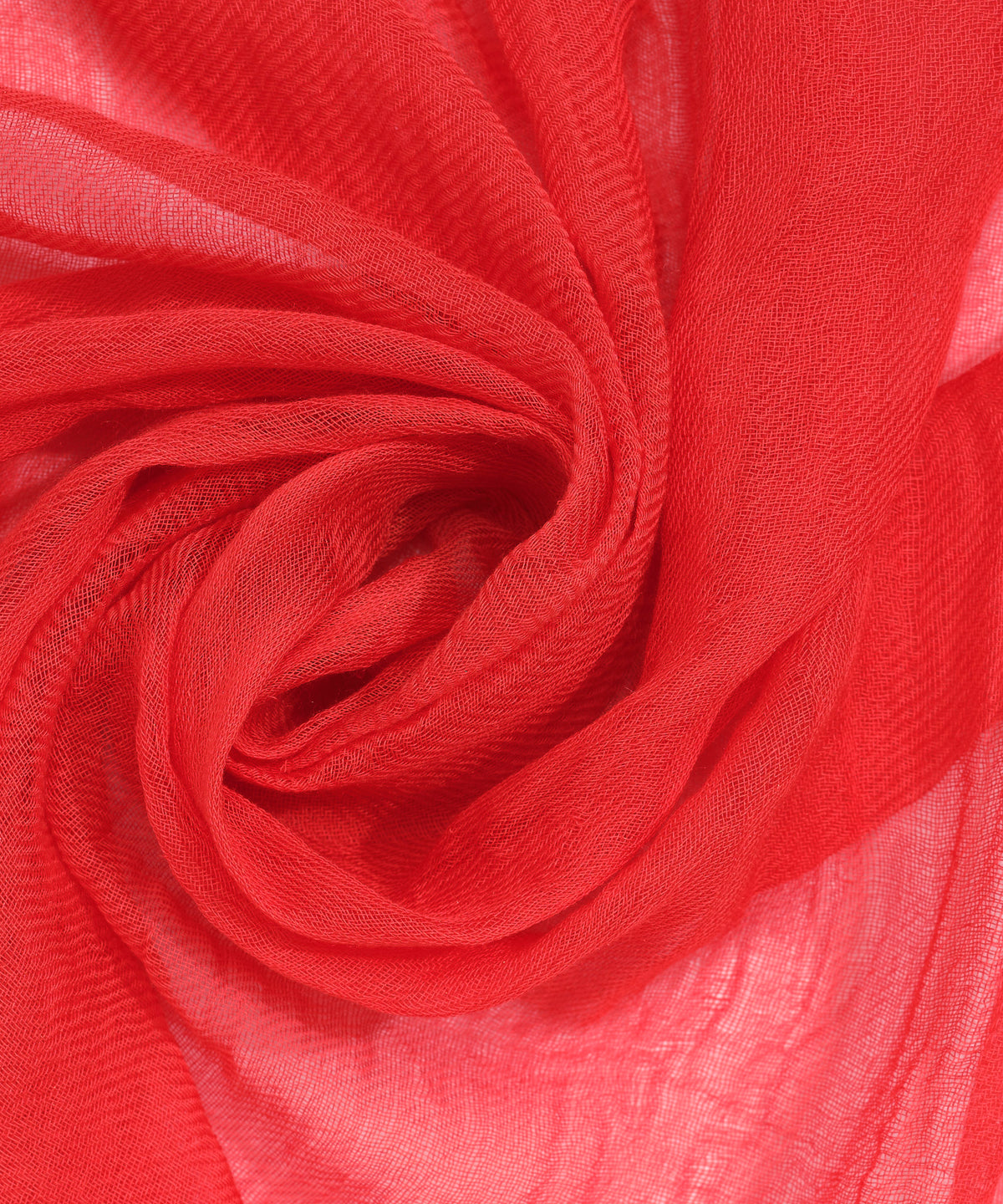 Essential Modal-silk Blend Crinkle Wrap in color Orange Spice