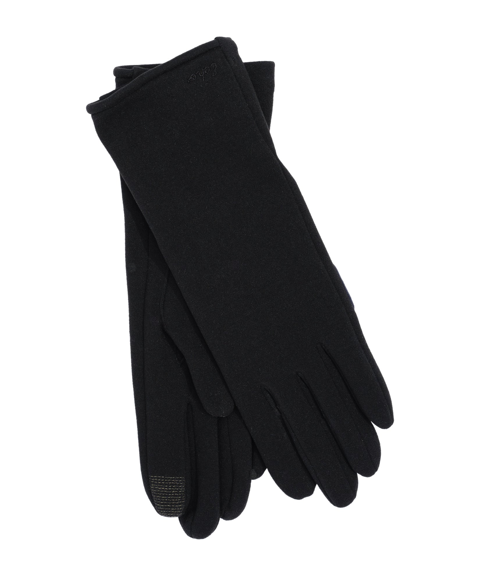 Comfort Stretch Long Touch Glove in color Black