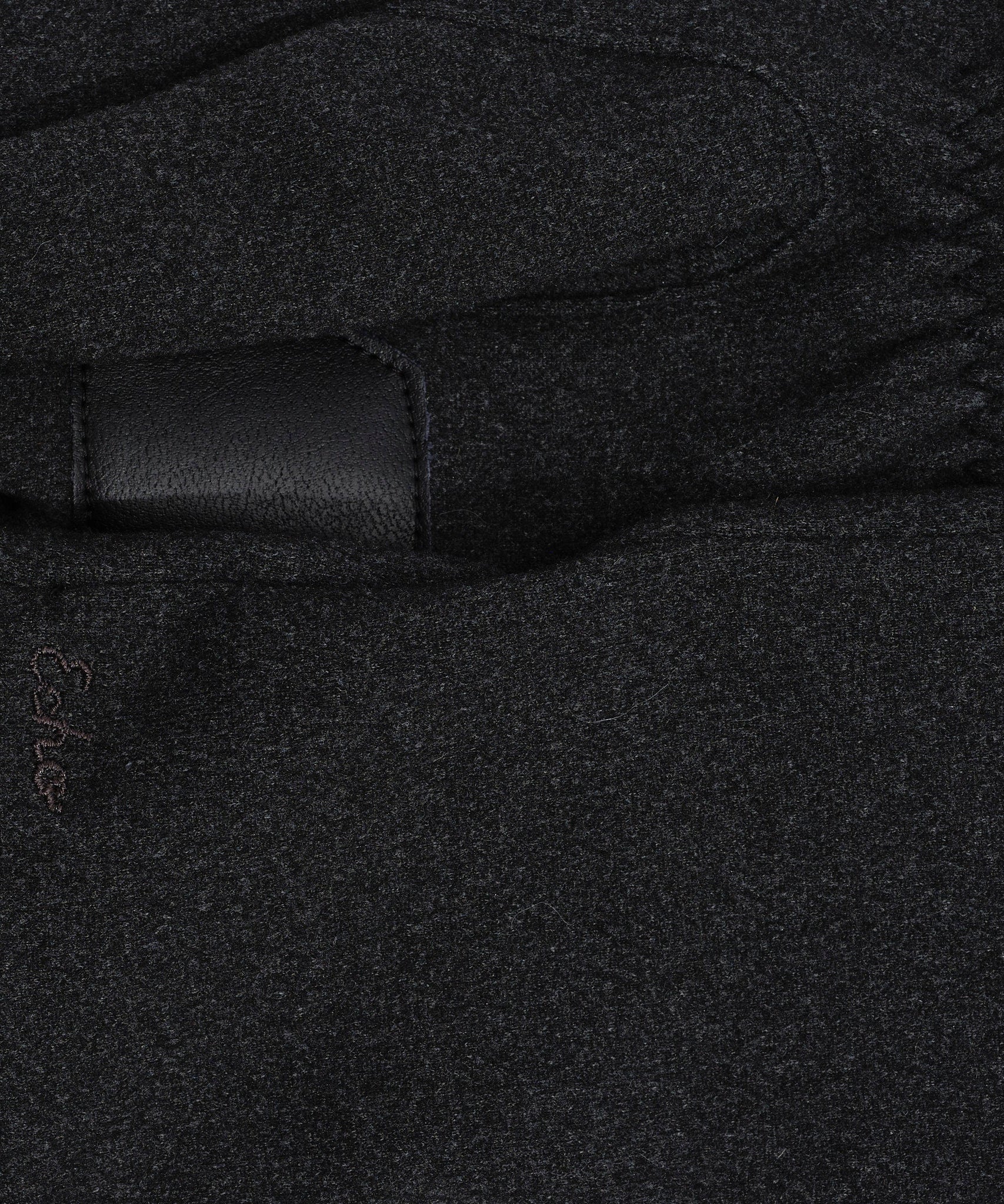 Comfort Stretch Long Touch Glove in color Charcoal Heather