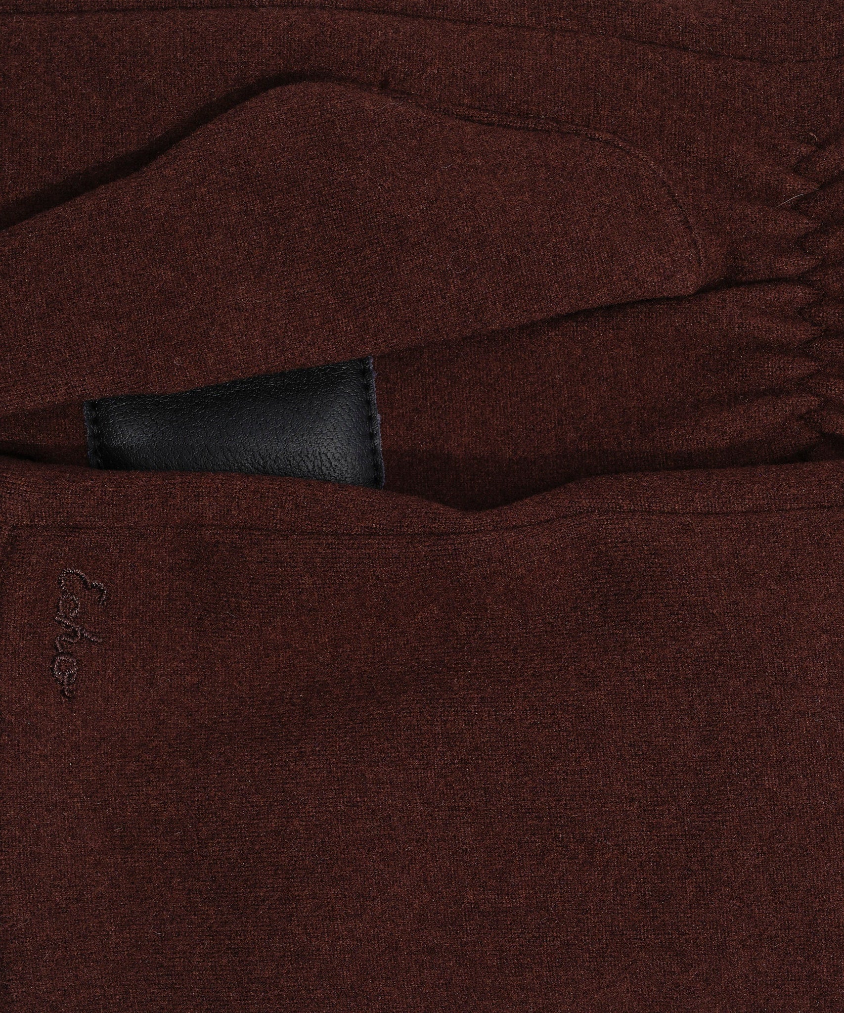 Comfort Stretch Long Touch Glove in color Chocolate