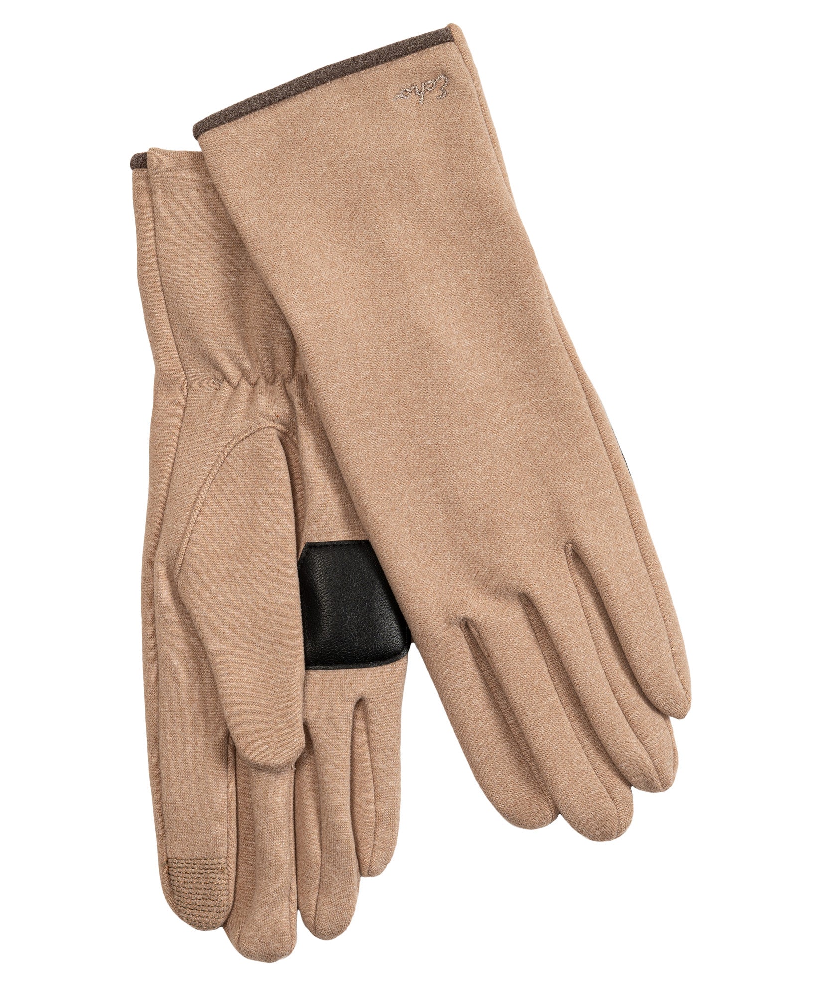 Comfort Stretch Long Touch Glove in color khaki