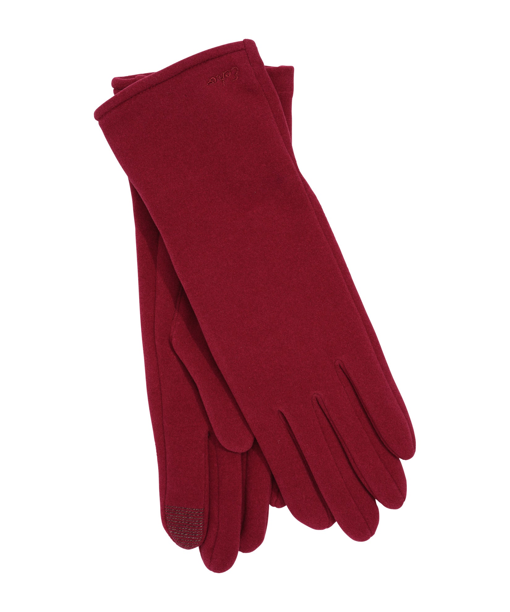 Comfort Stretch Long Touch Glove in color Wine