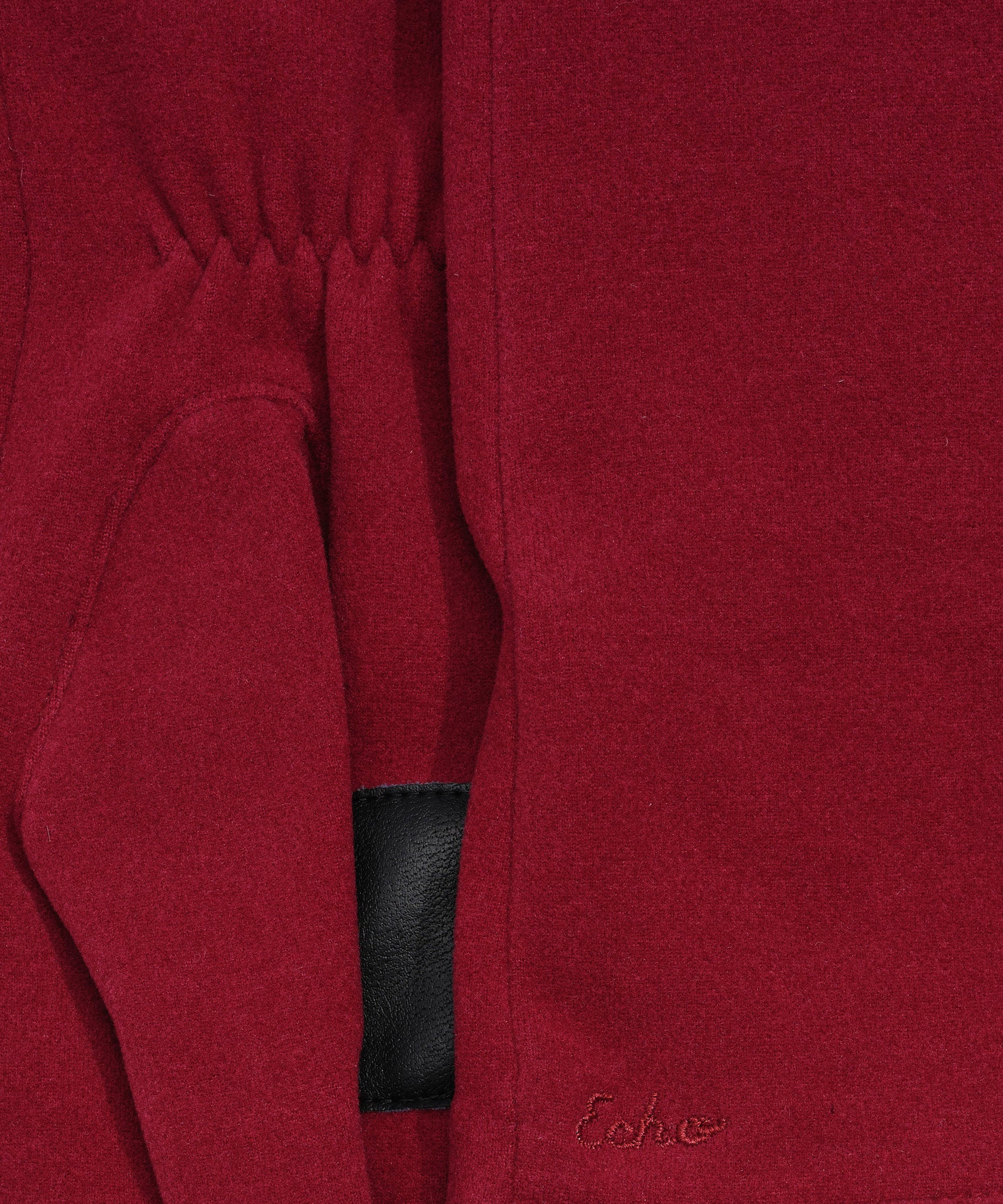 Comfort Stretch Long Touch Glove in color Wine