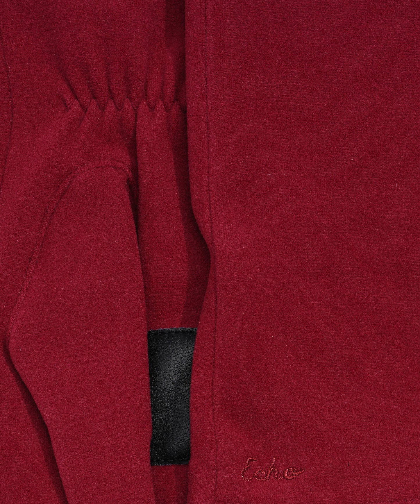 Comfort Stretch Long Touch Glove in color Wine