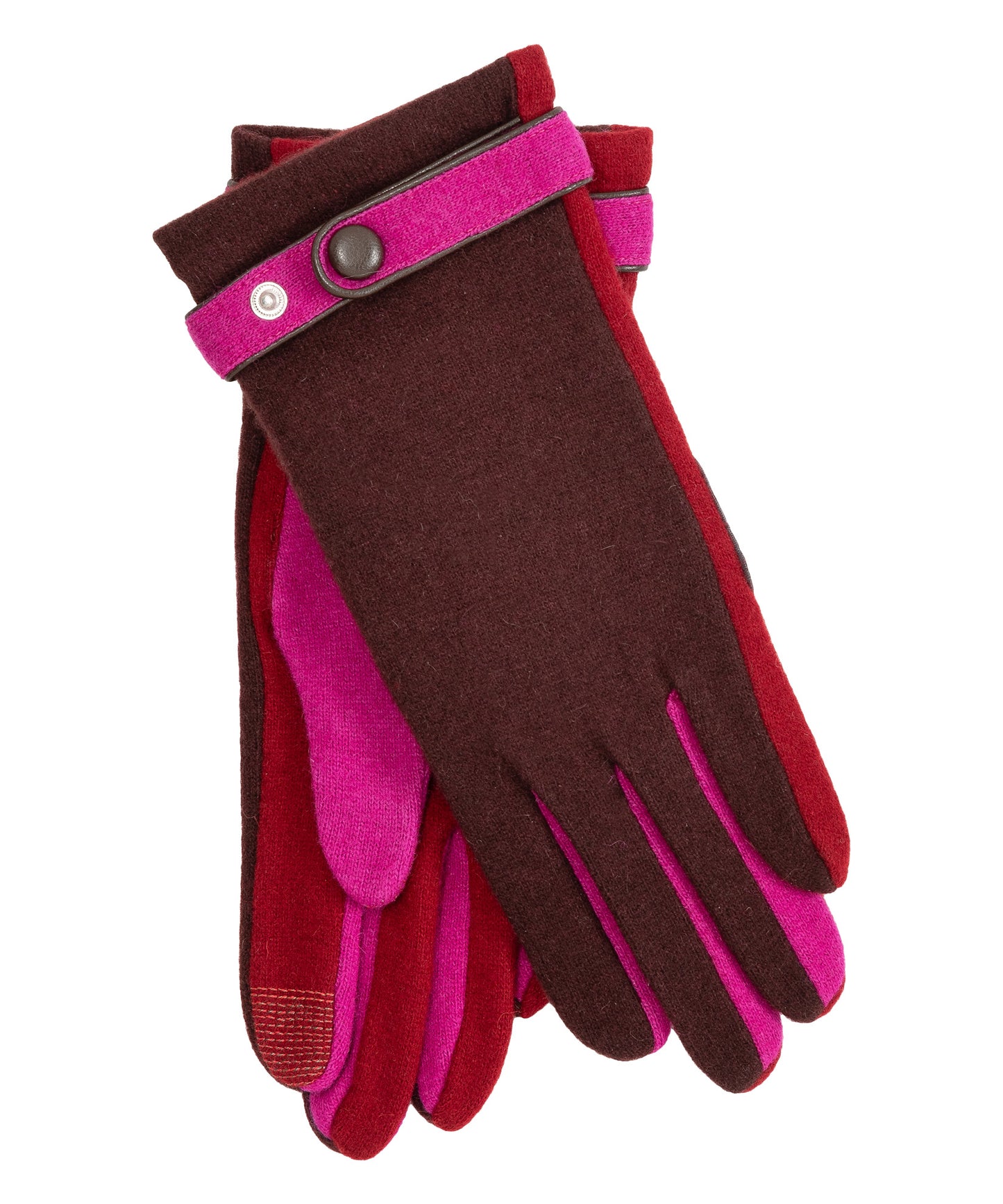 Adjustable Belt Glove in color winter berry