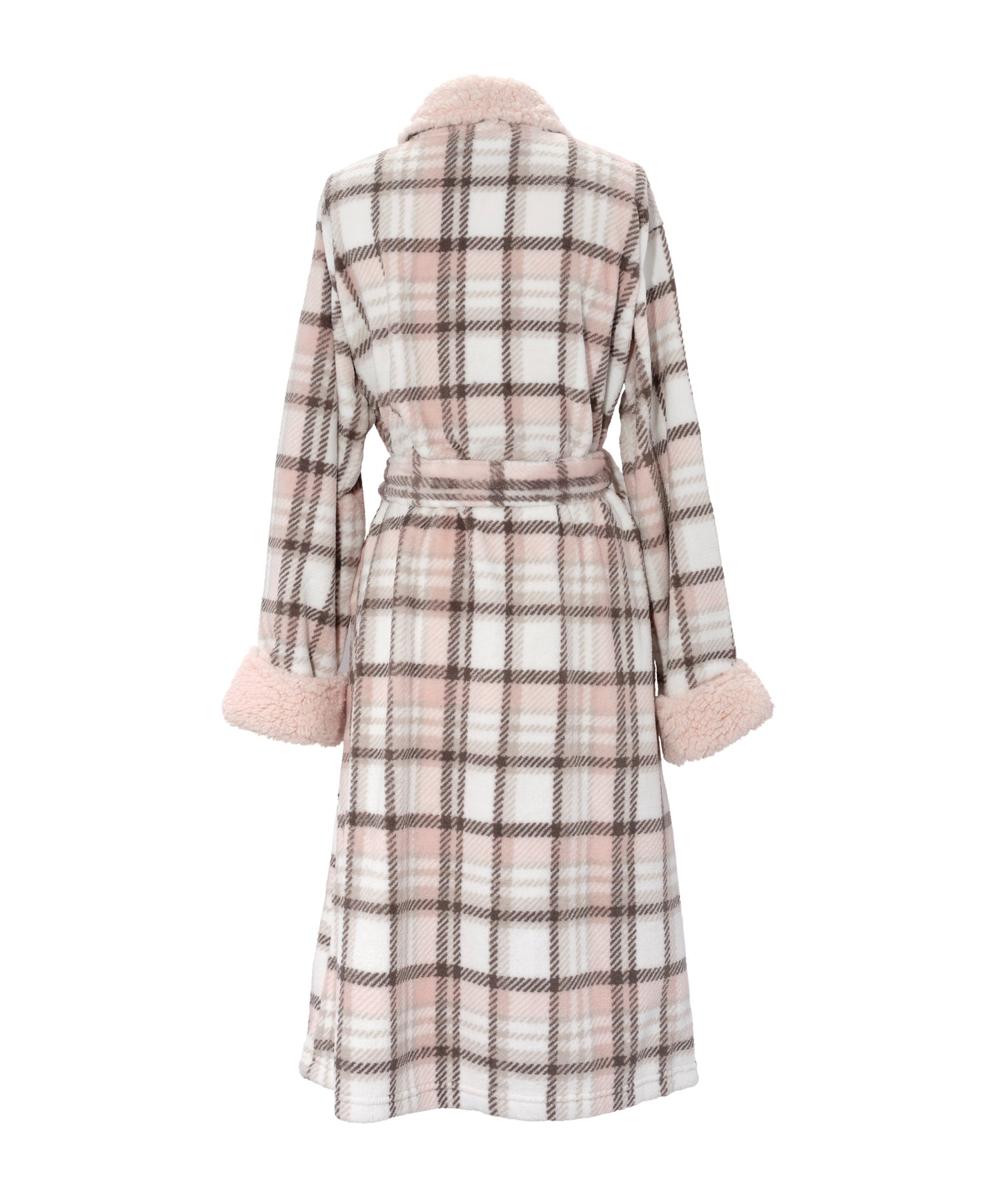 Artic Plaid Plush Robe in color Artic Plaid